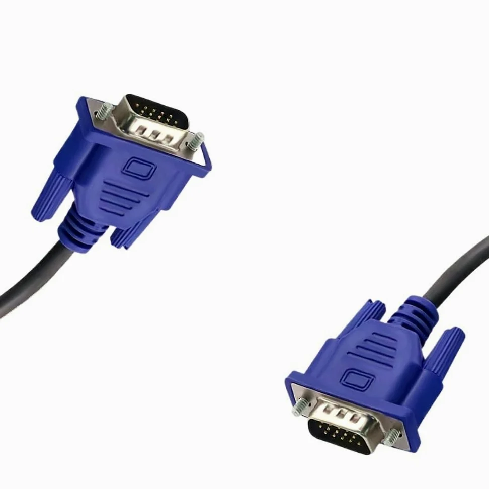 Cavo da VGA a VGA, 15 pin, 1,5 m, 300 cm, 5 m, prolunga maschio a maschio, cavo convertitore 3+6 per PC, monitor, TV, proiettore (300 cm)
