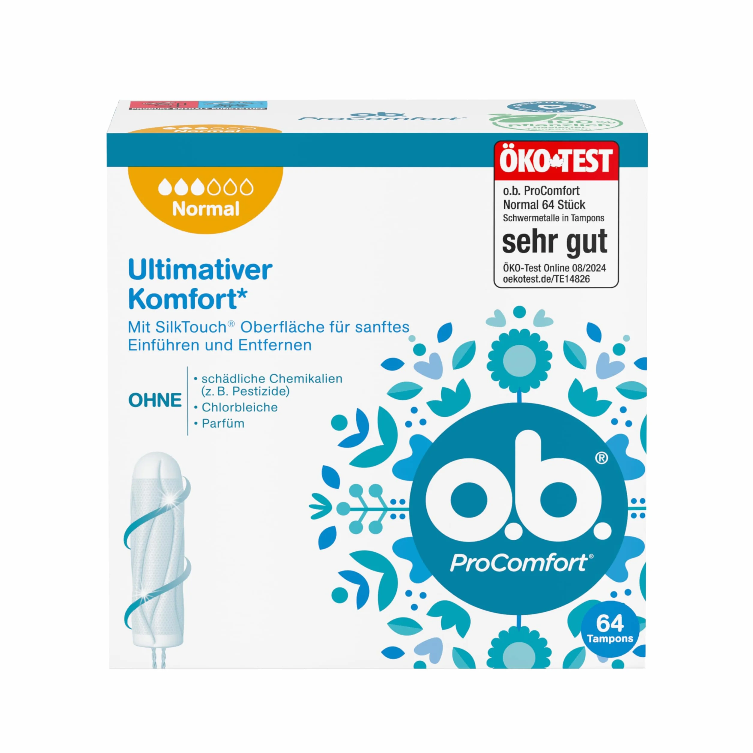 o.b. Tampone ProComfort Normal 64 Pezzi