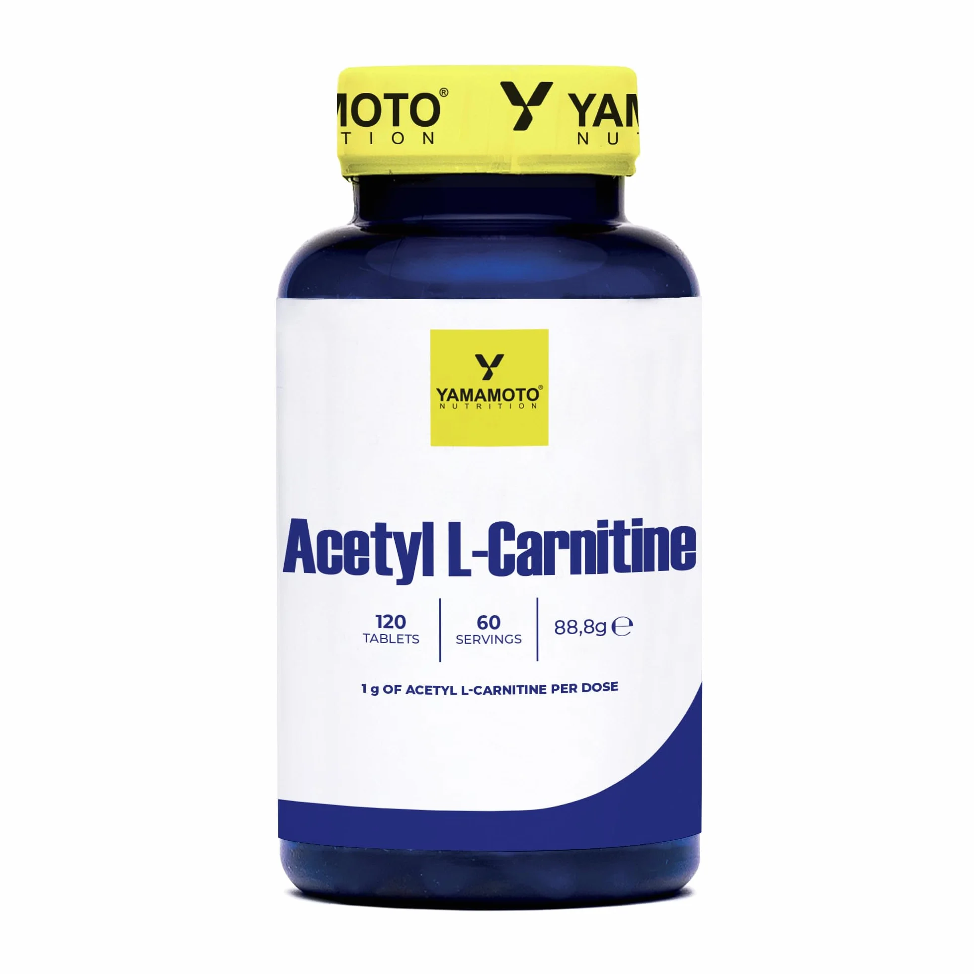 YAMAMOTO Nutrition Acetyl L-CARNITINE 60 compresse Integratore Alimentare Acetil Carnitina 1000mg