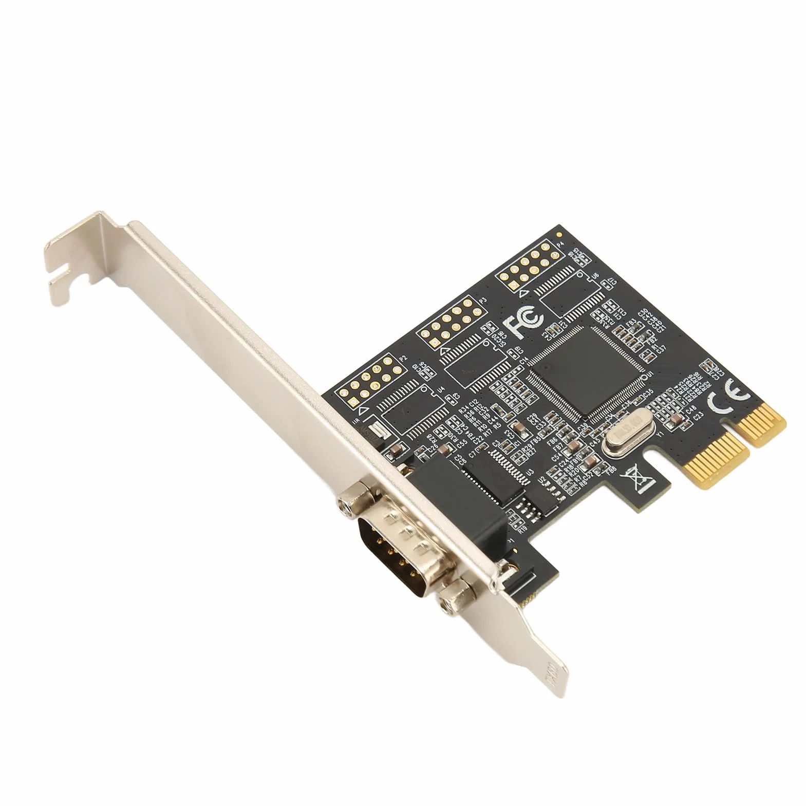 Scheda Adattatore Seriale PCI Express RS232 a 1 Porta, Scheda Controller Host Seriale PCIe RS232, Scheda Adattatore Seriale PCIe X1 a RS232 per DOS Linux