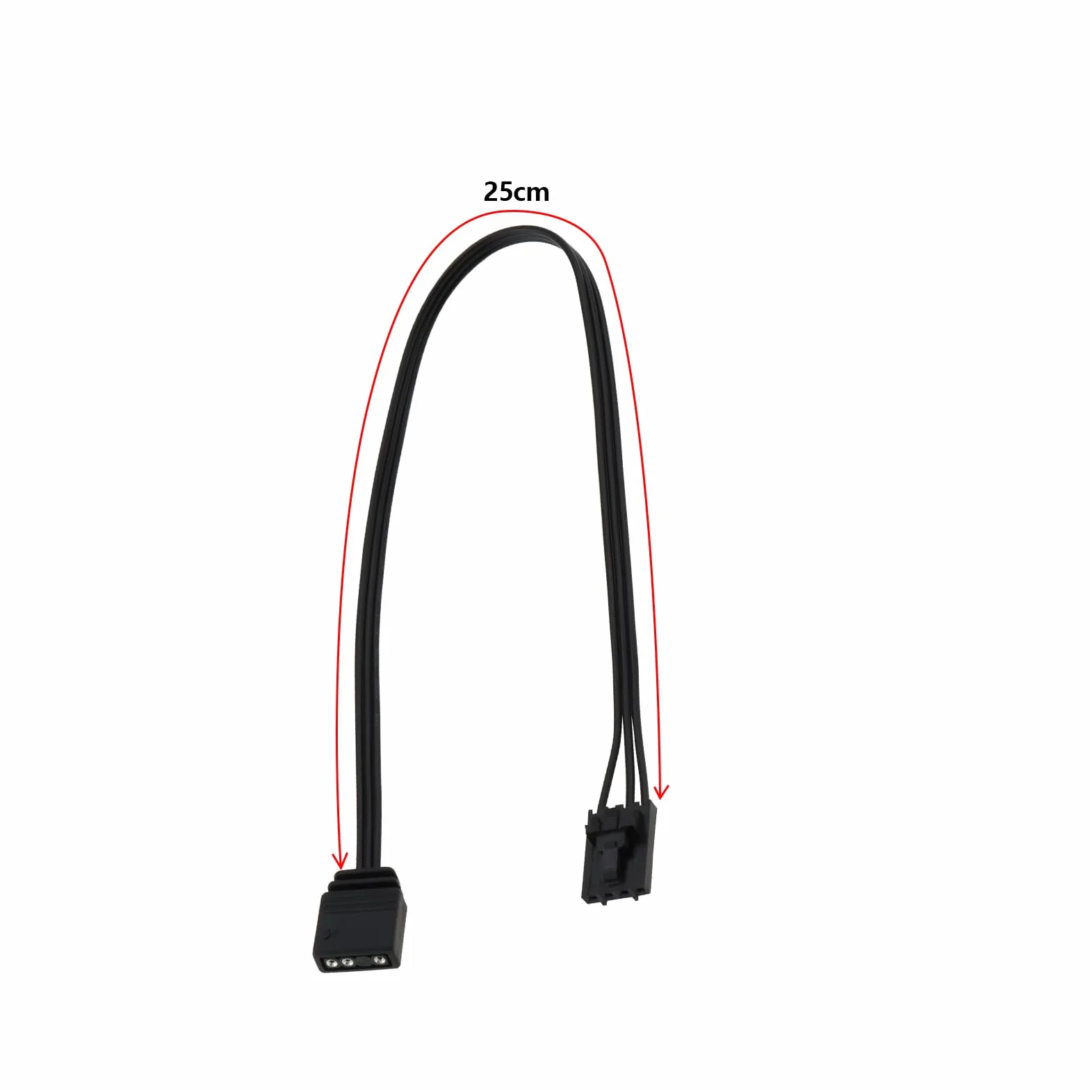 2 connettori adattatori ARGB da 25 cm a 4 pin RGB a standard 5 V a 3 pin ARGB compatibile con adattatore controller nave pirata QL LL120 ICUE Shenguang Sync