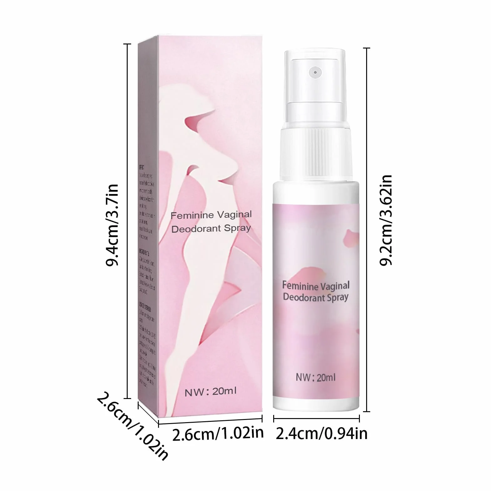 Spray Per Parti Intimes Femminili, Deodorante Intimos Donne, Feminuine Vaginal Deodorants Spary, Tratta Odori Vaginali, Prurito E Irritazione