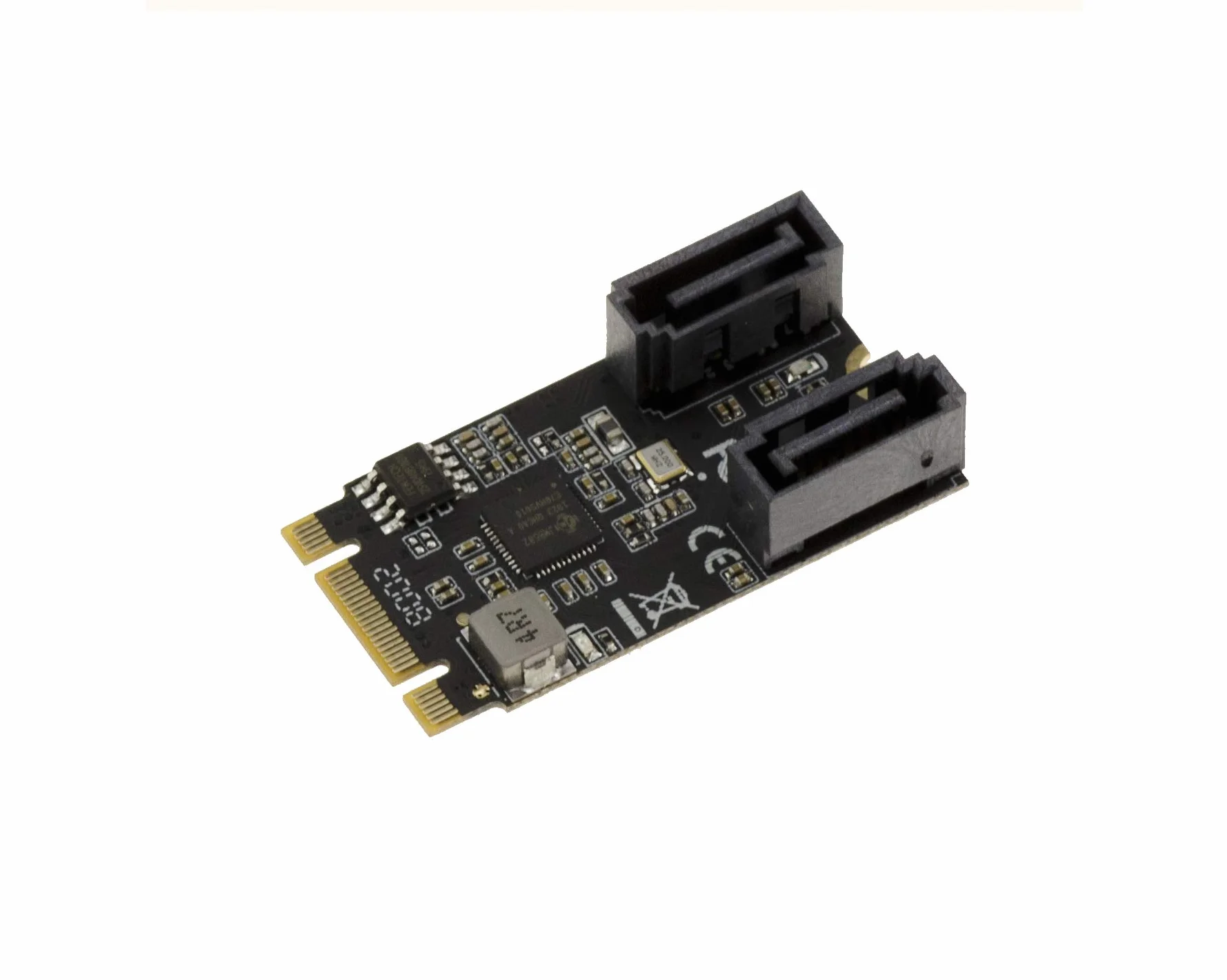 KALEA-INFORMATIQUE Scheda controller M.2 (M2 NGFF) PCIe M o B+M Key a 2 porte SATA 3.0 6Gbps con chipset JMB582