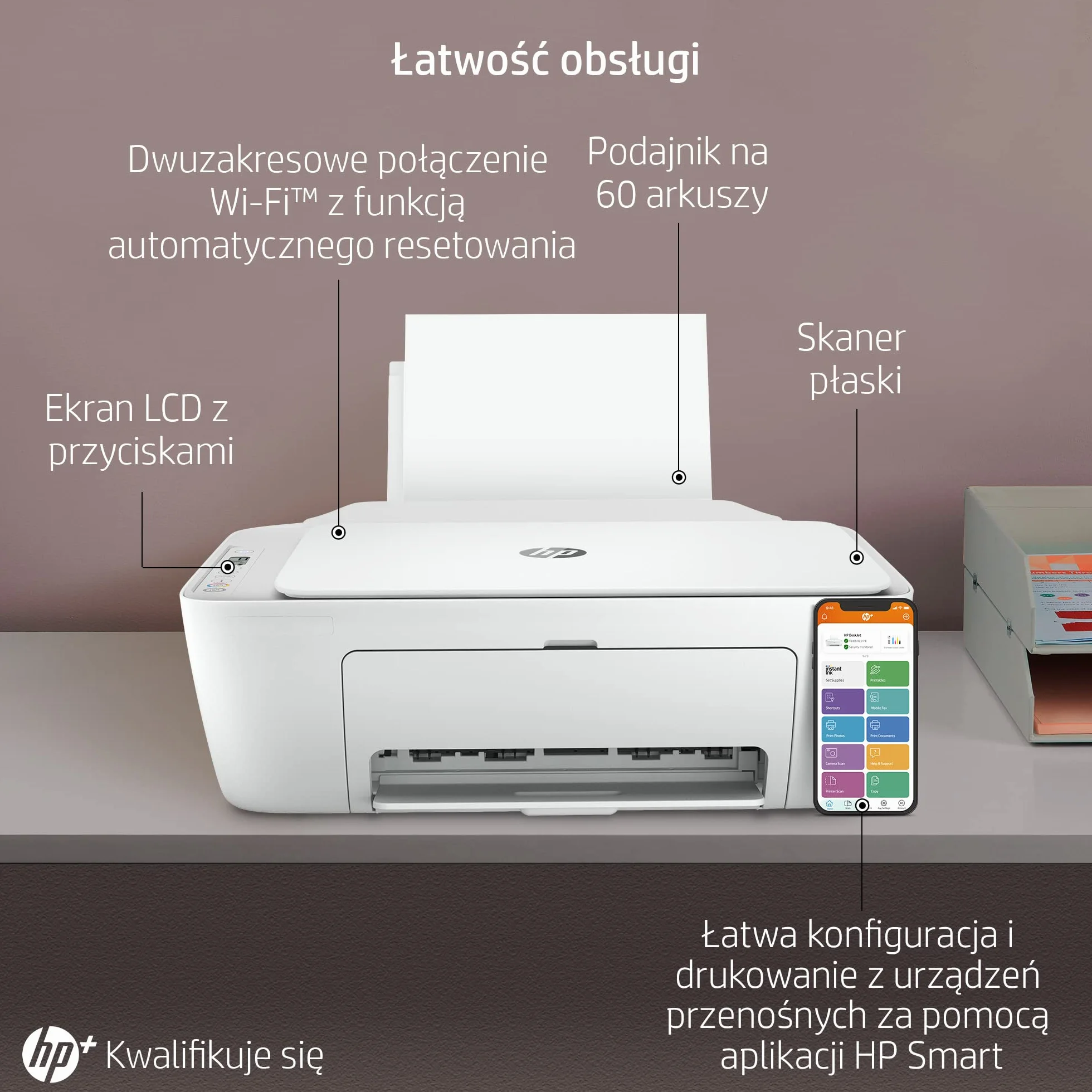 HP DeskJet 2710e Thermal inkjet A4 4800 x 1200 DPI 7.5 ppm Wi-Fi