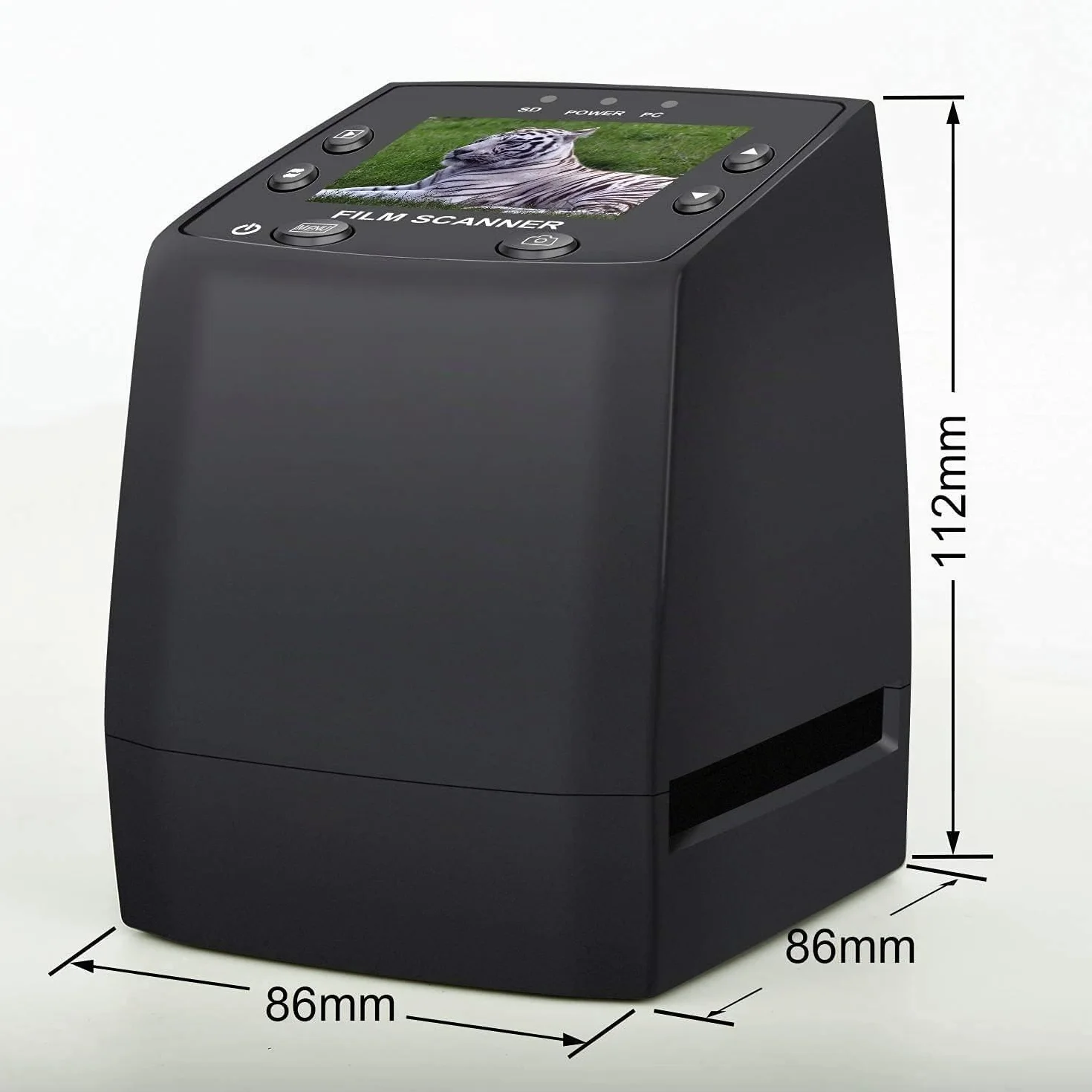DIGITNOW! Film Scanner 35mm 135 Negativi Diapositive 3600DPI 2.4" LCD Convertitore Digitale JPEG