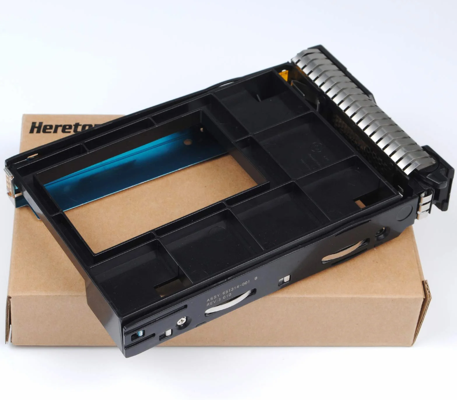 651314-001 651320-001 Carrello da 3,5" Caddy Tray Vassoio con 661914-001 Convertitore Adattatore per staffa SSD SAS da 2,5" a 3,5" per HP G8 G9 Server