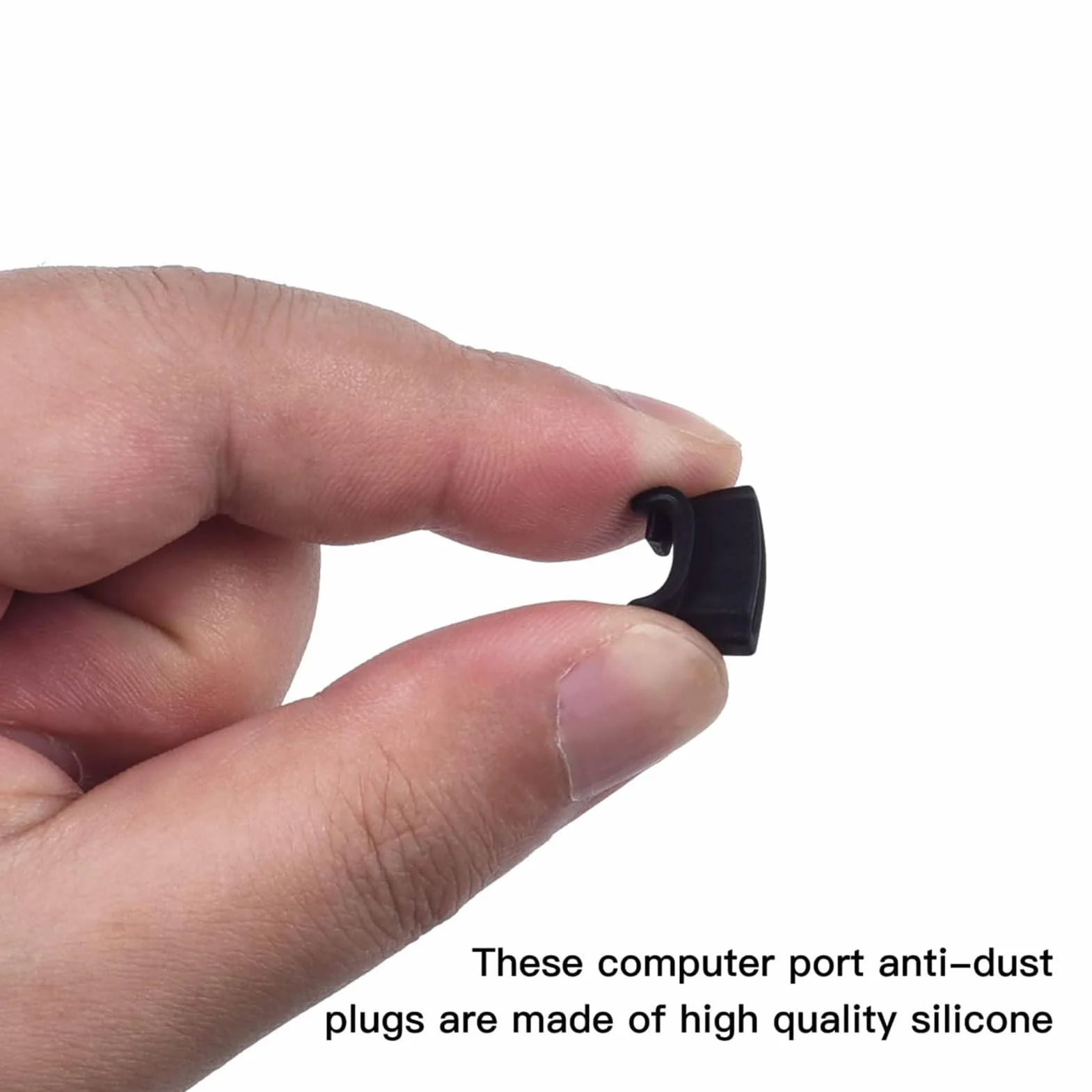 Presa - C, Cache - C, Tappo - per porta computer portatile, 16 pezzi di copertura, tappi - in morbido silicone per porta ordina