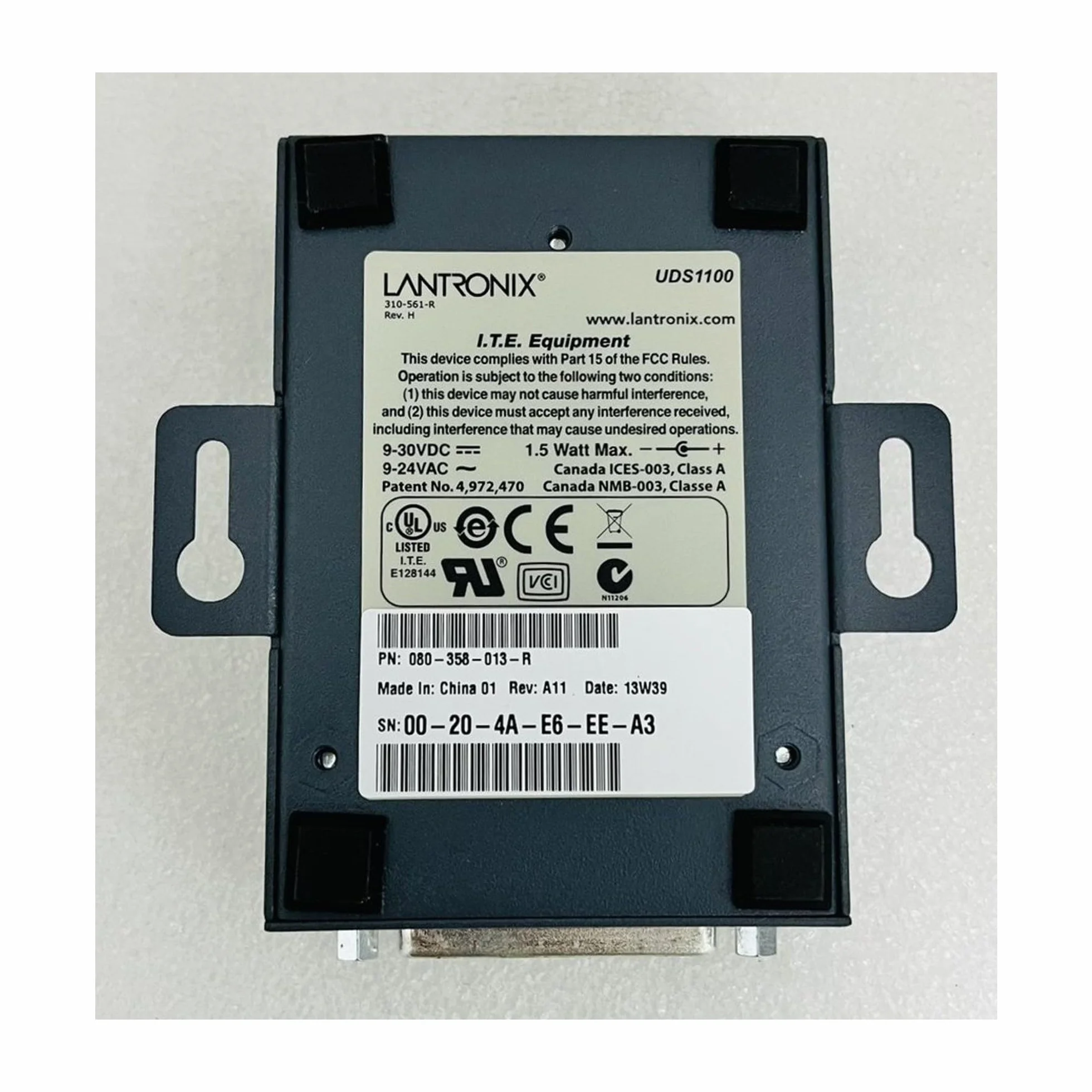 Lantronix UDS1100 serwer szeregowy RS-232/422/485