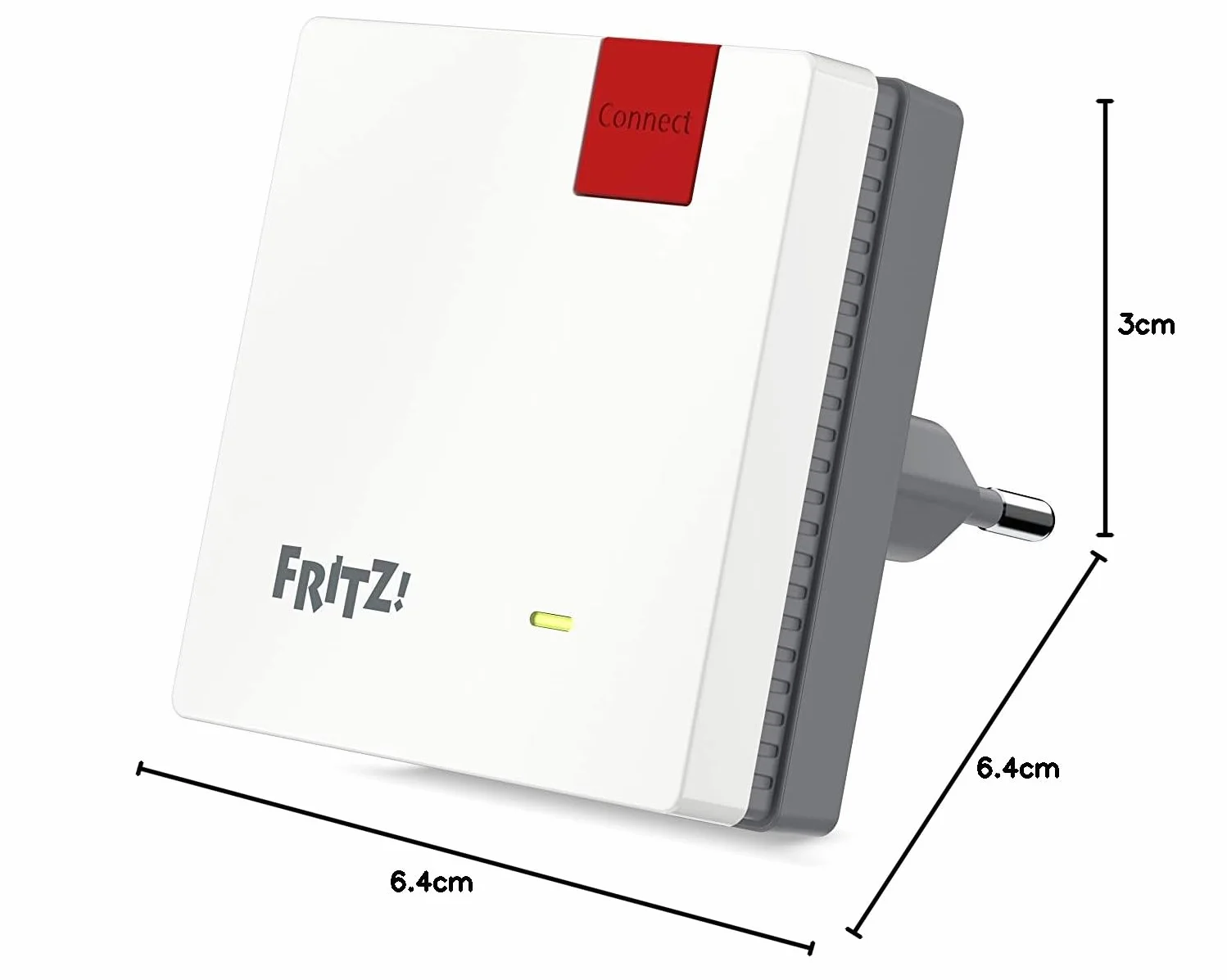 FRITZ!Repeater 600 Edition International, Ripetitore - Wi-Fi extender fino a 600 Mbit/s (2,4 GHz), Mesh, Access Point, Interfaccia in italiano