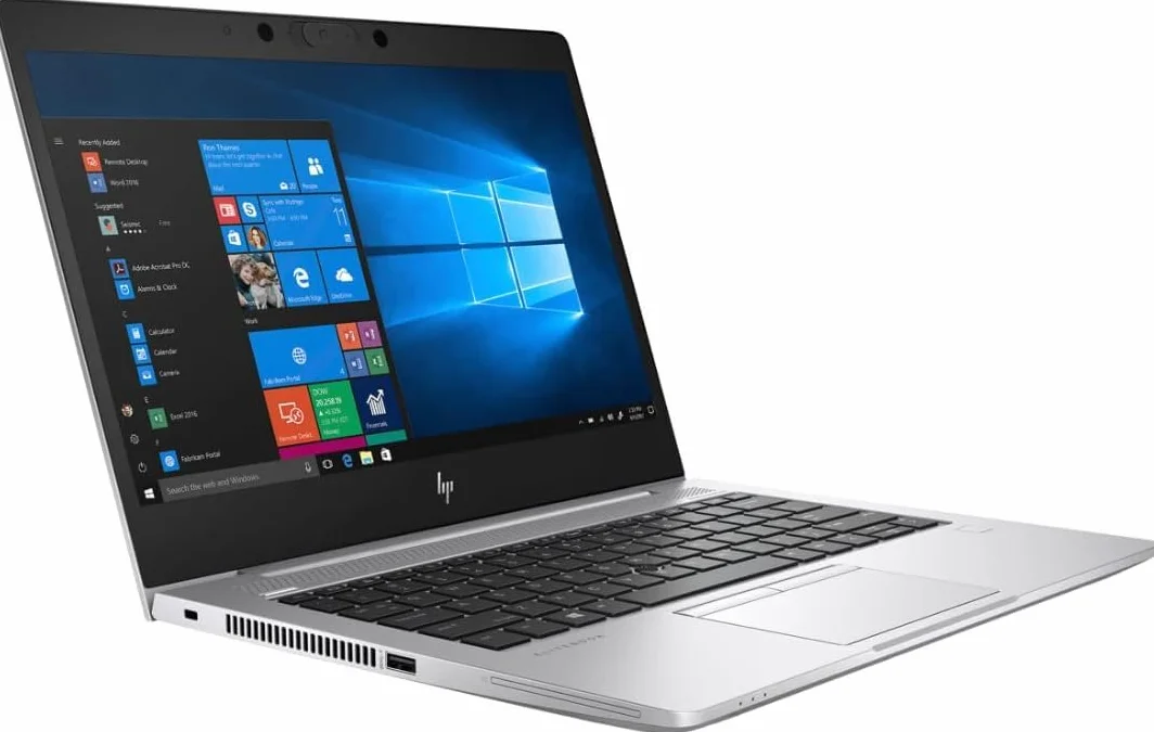 HP EliteBook Notebook Intel Core i5 8th 16GB RAM 256GB SSD 13.3" Display Windows 11 Pro Ricondizionato