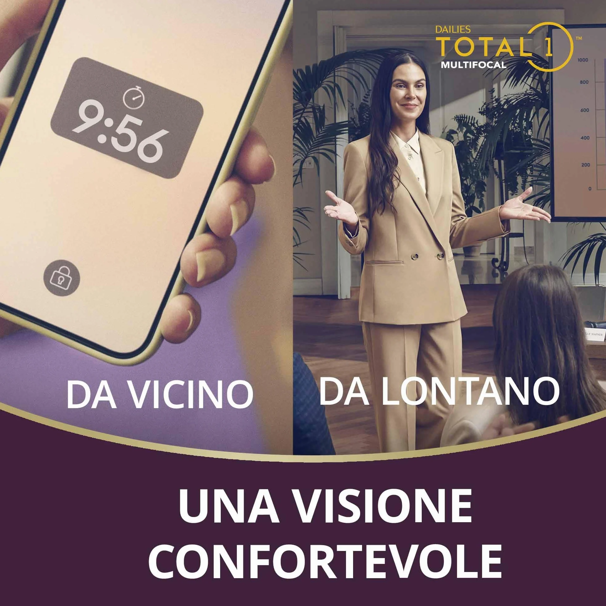 Dailies Total 1 Multifocal lenti a contatto giornaliere 30 lenti BC 8.5 DIA 14.1 ADD HIGH +02.00