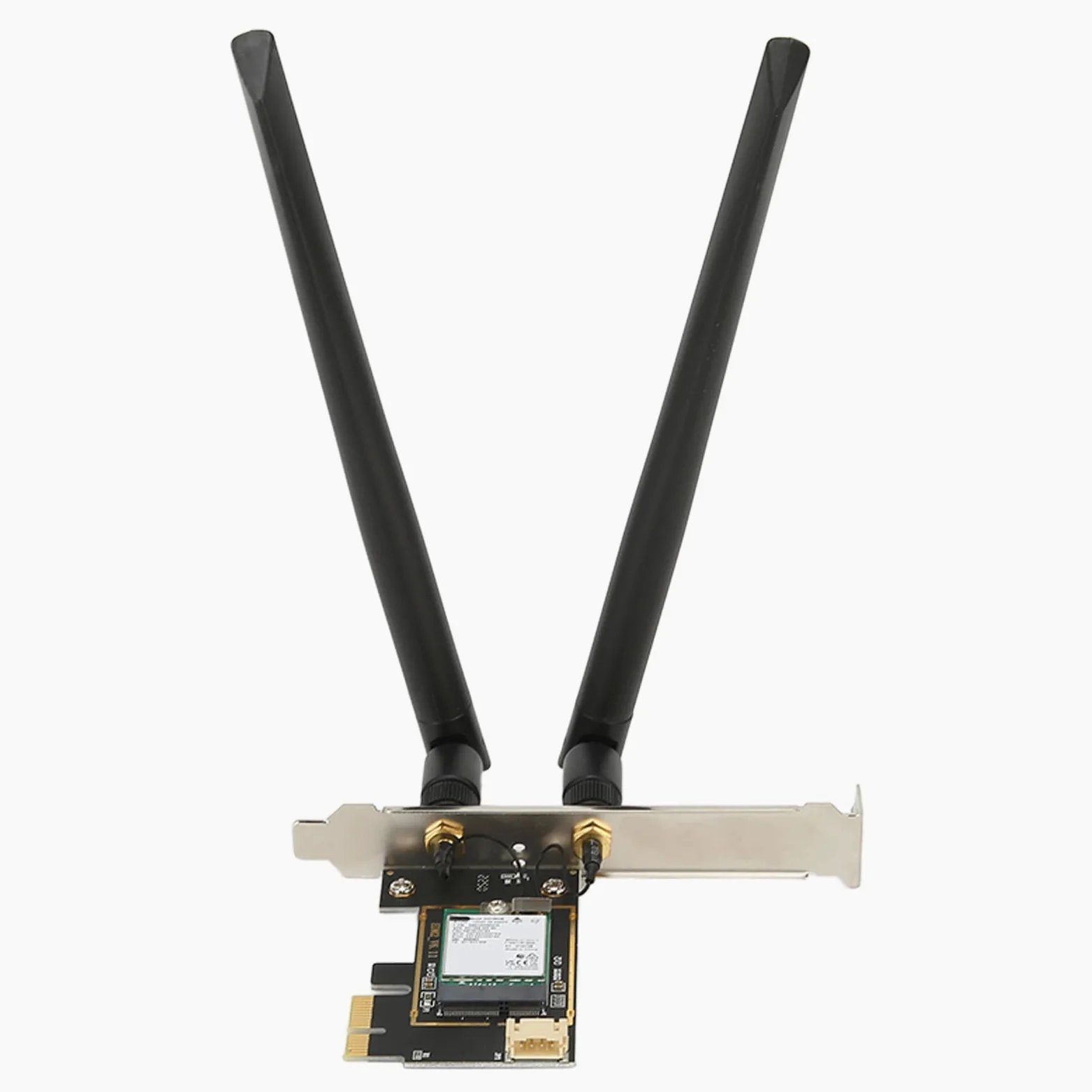 Bewinner Scheda di Rete WiFi AX210NGW, Bluetooth 5.2, 2.4GHz 5GHz 6GHz Schede di Rete Wireless per PC Desktop Adattatore WiFi PCIe