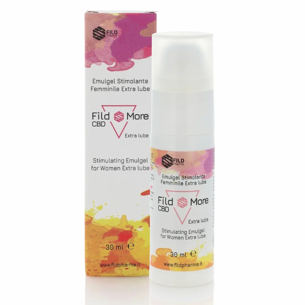 Fild More Extra Lube Gel Intimo Lubrificante Naturale con Aloe Biologica Olio di Canapa Acido Ialuronico
