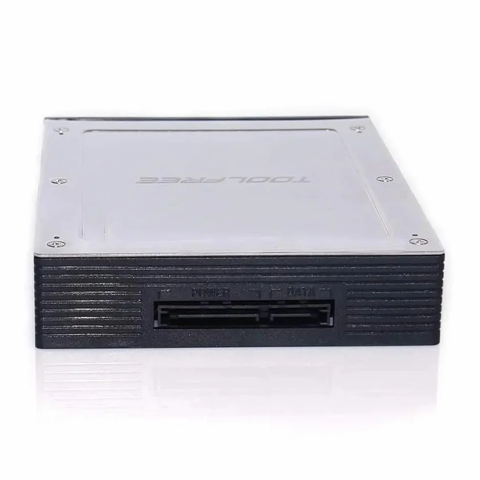 Osmond Floppy Bay interno da 2,5 pollici a 3,5 pollici SATA III 6 Gbps vassoio-less rack mobile per 2,5 pollici HDD SSD Drive Backplane, pregevole fattura
