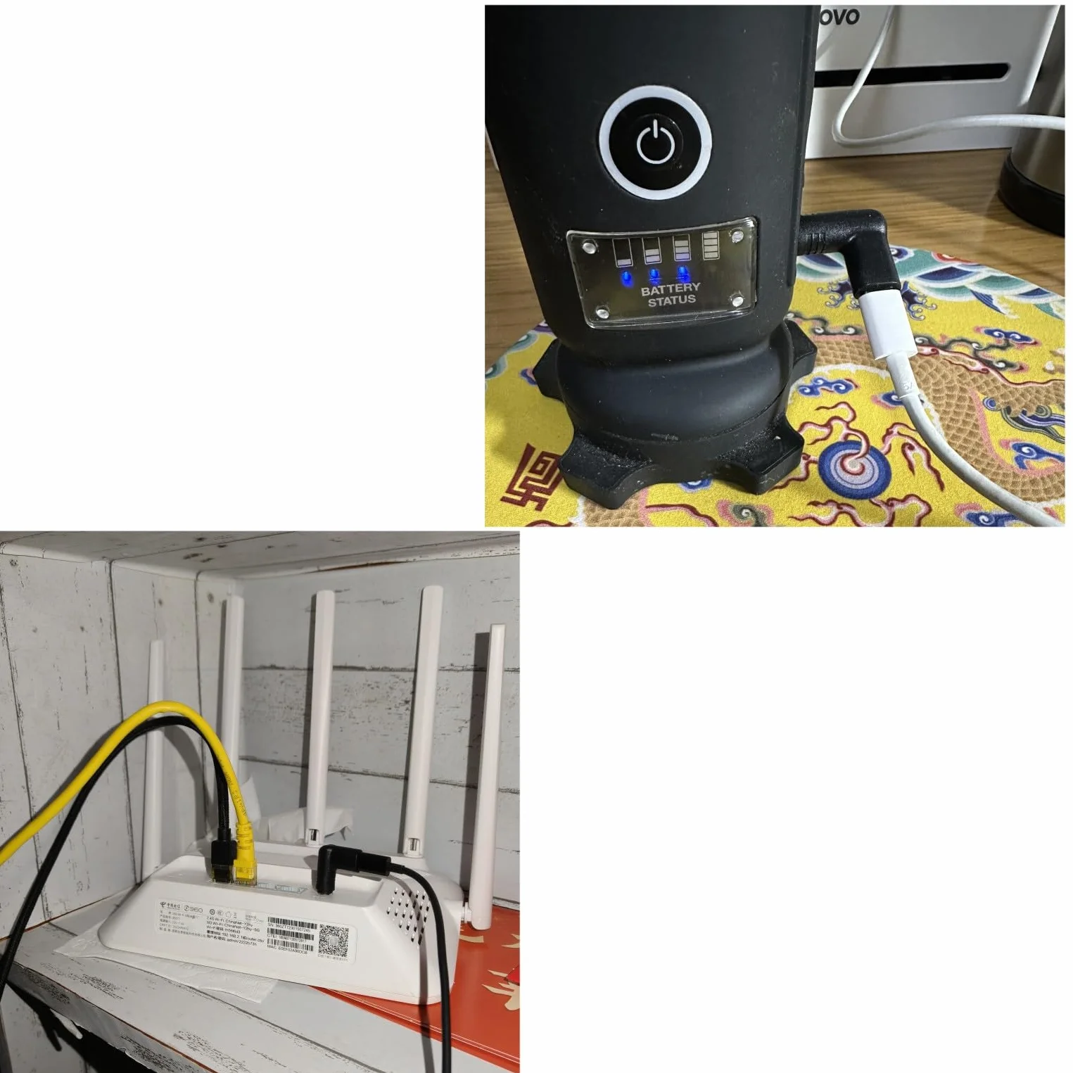 JZK Adattatore da 5 V USB tipo C femmina a DC 4,0 x 1,7 mm, adattatore DC maschio ad angolo retto di 90 gradi a jack DC 4,0 x 1,7 mm