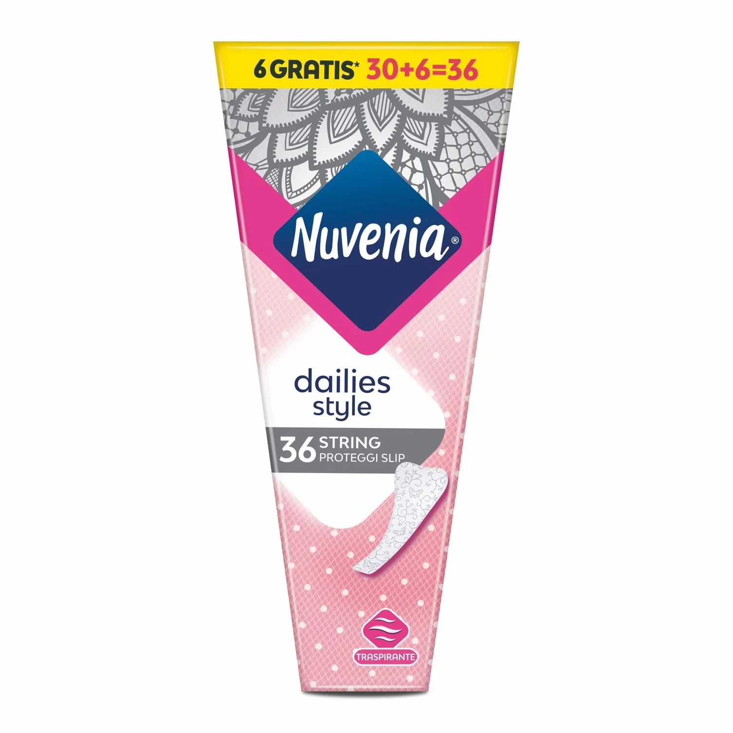 Nuvenia Proteggi Slip Dailies Style Confezione da 36 Salva Slip Massima Protezione