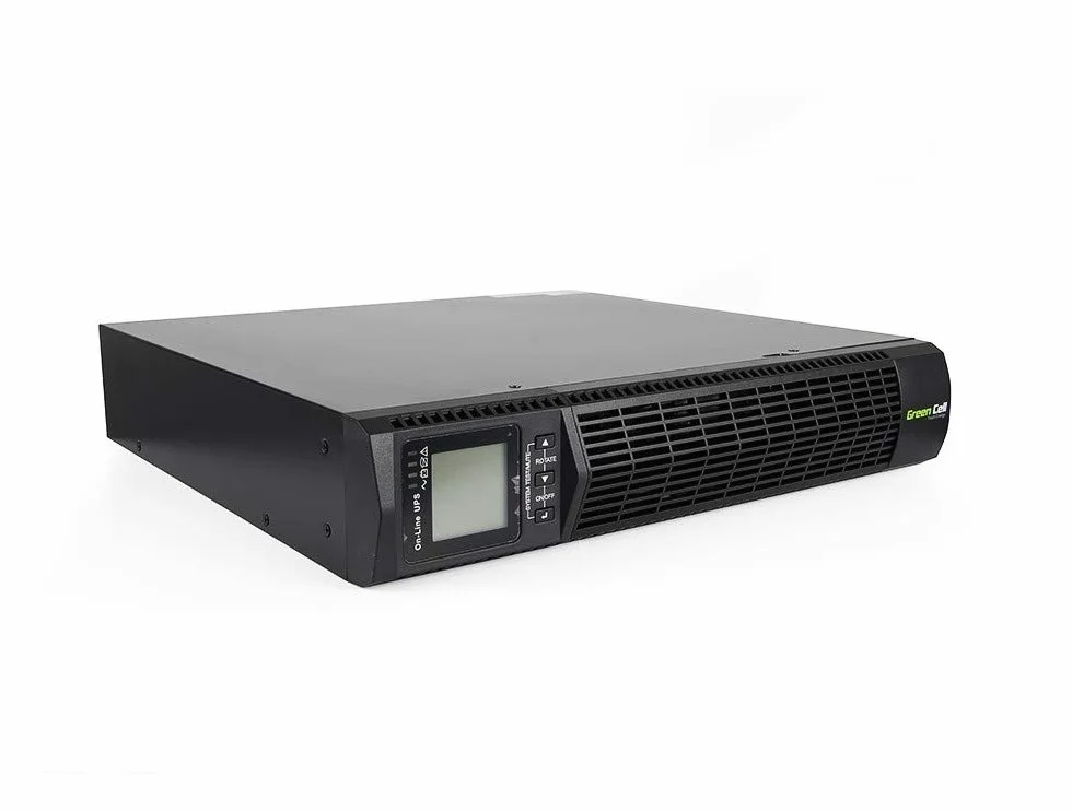 Green Cell PRO USV Rack Mount gruppo di continuità 1000VA (900W) con protezione da sovratensioni 230V Online 6X IEC320 C13-10A USB RS232