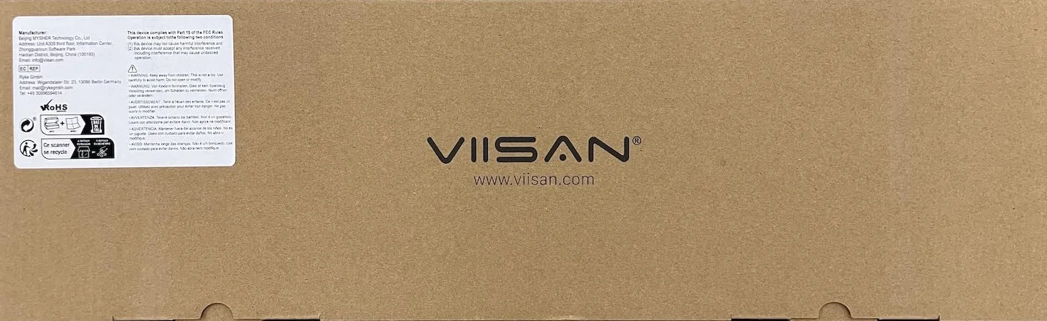 Viisan S21 skaner do książek A2 21MP OCR Windows Mac