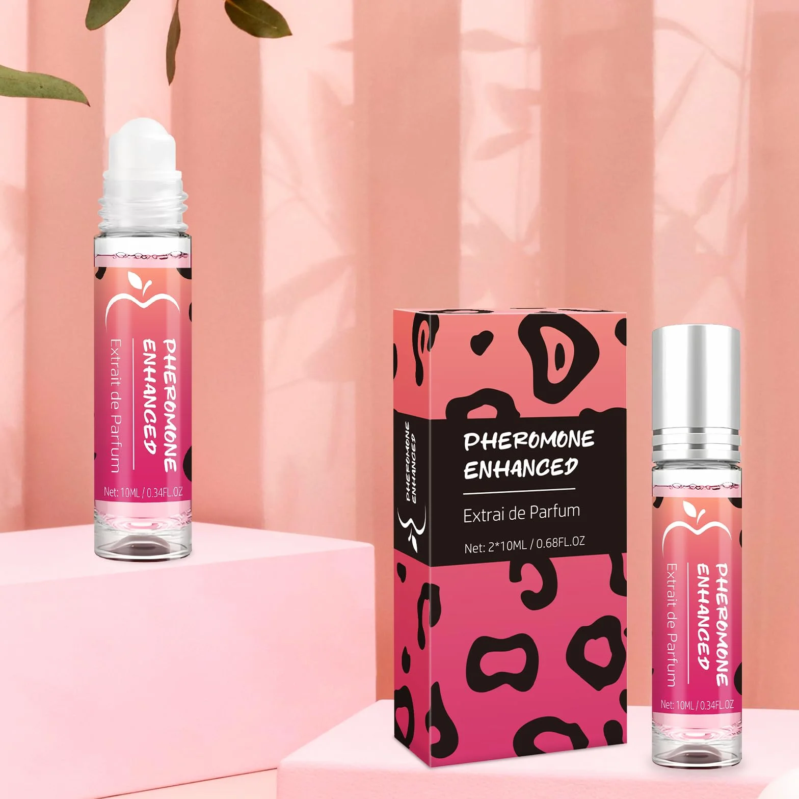 Profumo Feromoni per Donna 2 Pezzi 10ml Roll On Attirare Uomini