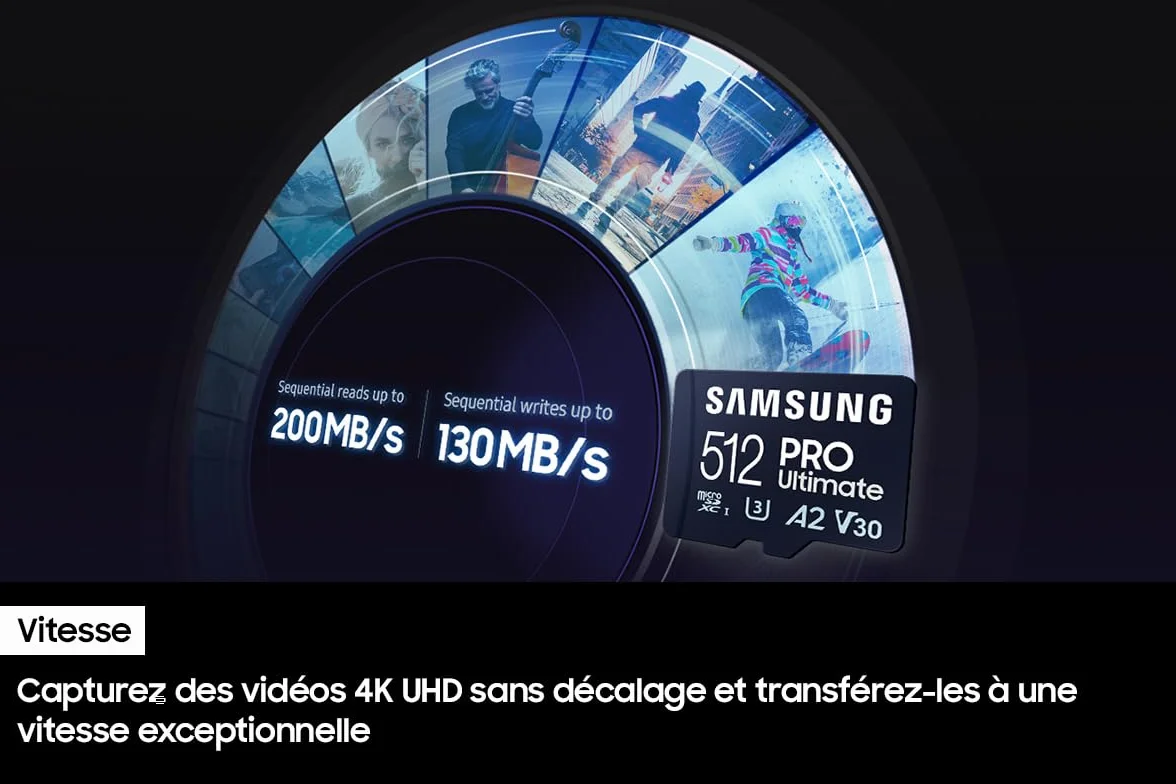 Samsung Memorie MB-MY128SA PRO Ultimate Scheda MicroSD da 128GB, UHS-I U3, Fino a 200 MB/s
