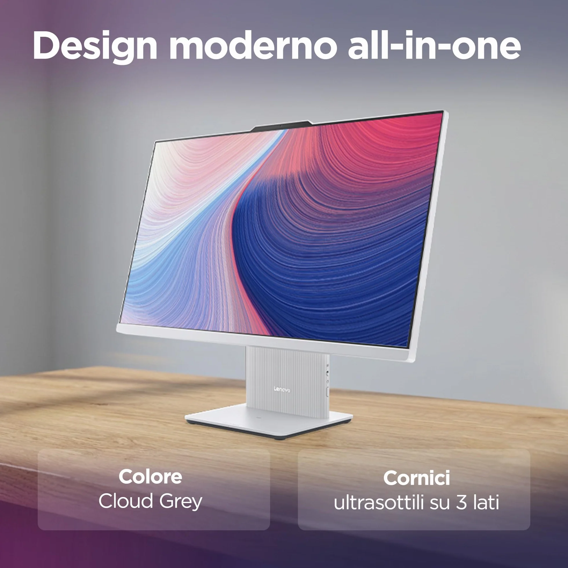 Lenovo IdeaCentre All-In-One Desktop 24" FHD Intel Core Ultra 5 226V 512GB SSD 16GB RAM WiFi 6 Windows 11