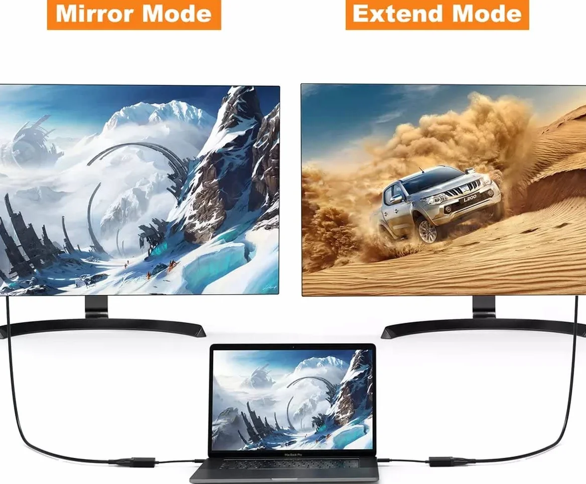 Adattatore USB C a VGA maschio Cavo USB C VGA nero