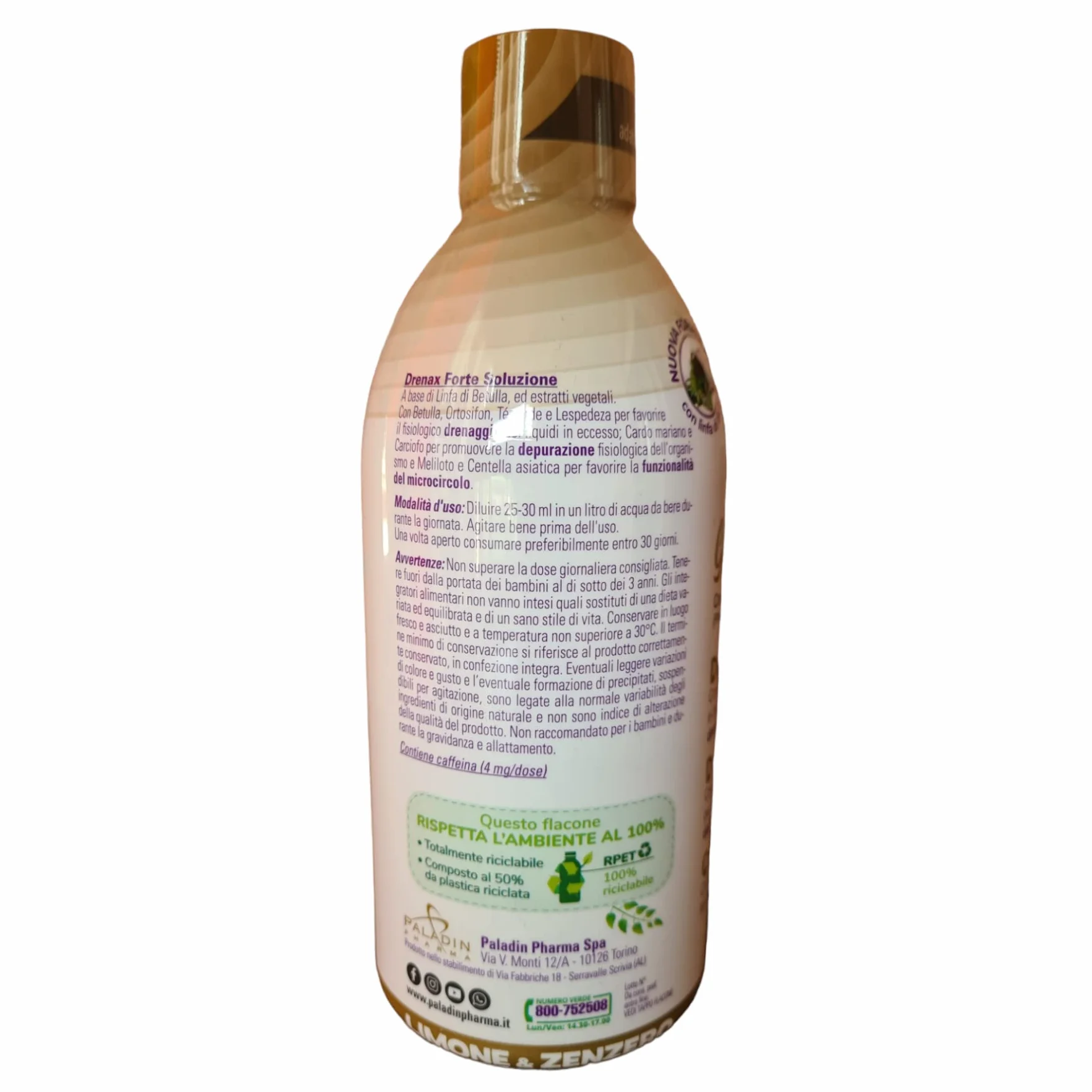 Drenax Forte Ginger&Lemon Integratore Alimentare 750 ml