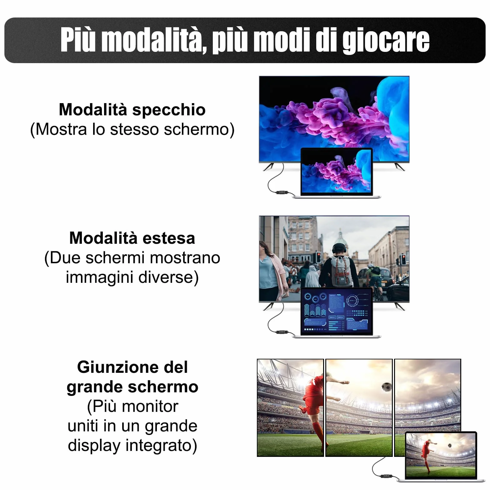 Adattatore HDMI 8K, prolunga HDMI 2.1, connettore femmina a femmina, supporto adattatore 8K@60Hz, 4K@120Hz UHD HDR eARC 3D Dolby, per laptop, HDTV, PC, monitor, Roku TV, 1 pezzo