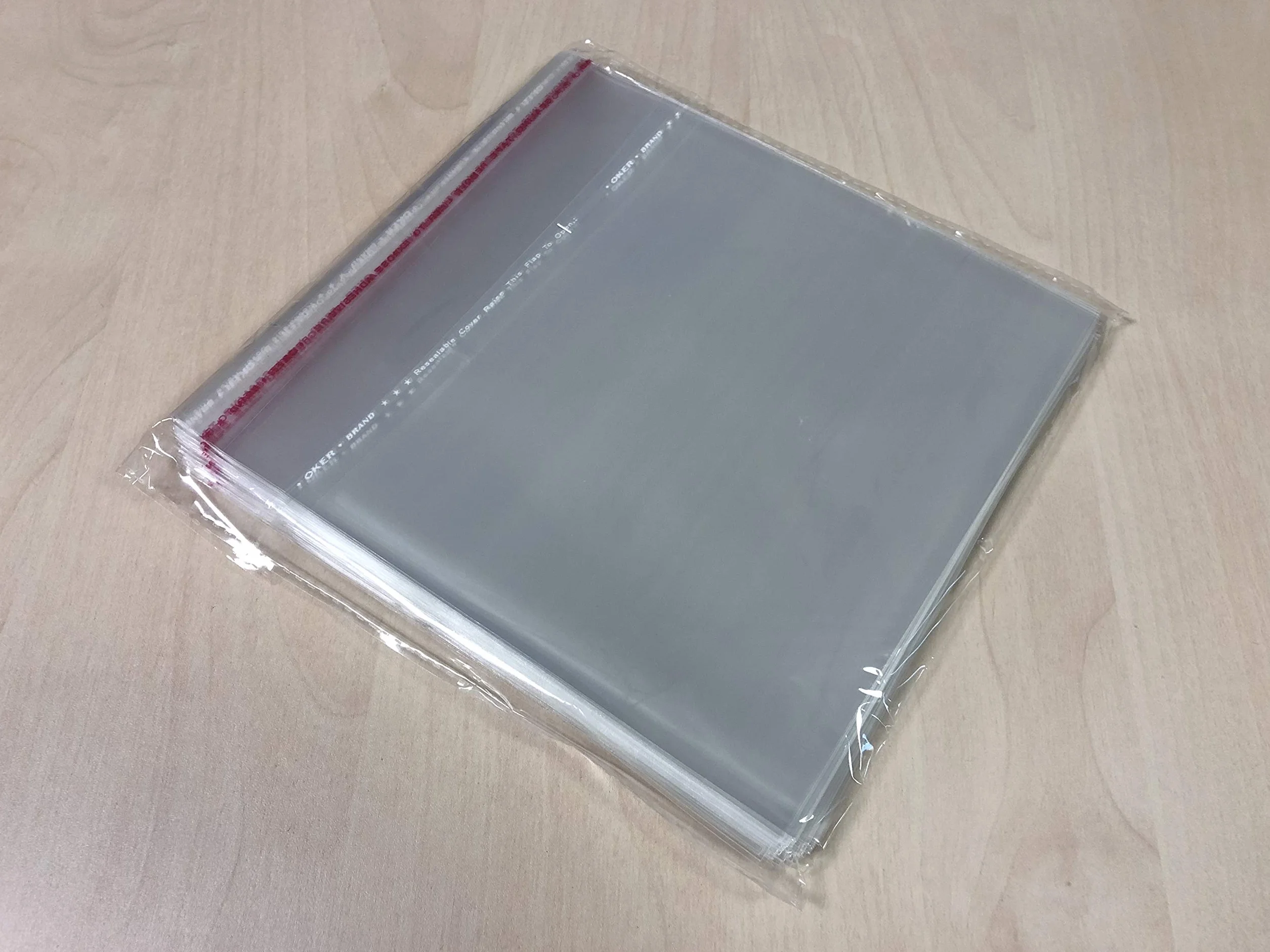100 custodie per custodie CD Slim con patta di chiusura adesiva riutilizzabile e superficie lucida di Mordori Soluzioni Cellophane Protezione antistatica fine lembo autobloccante colla CD 5,2 mm