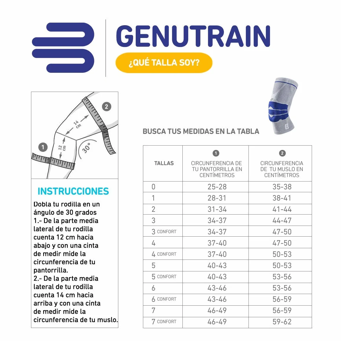 BAUERFEIND GenuTrain Ginocchiera Imbottita