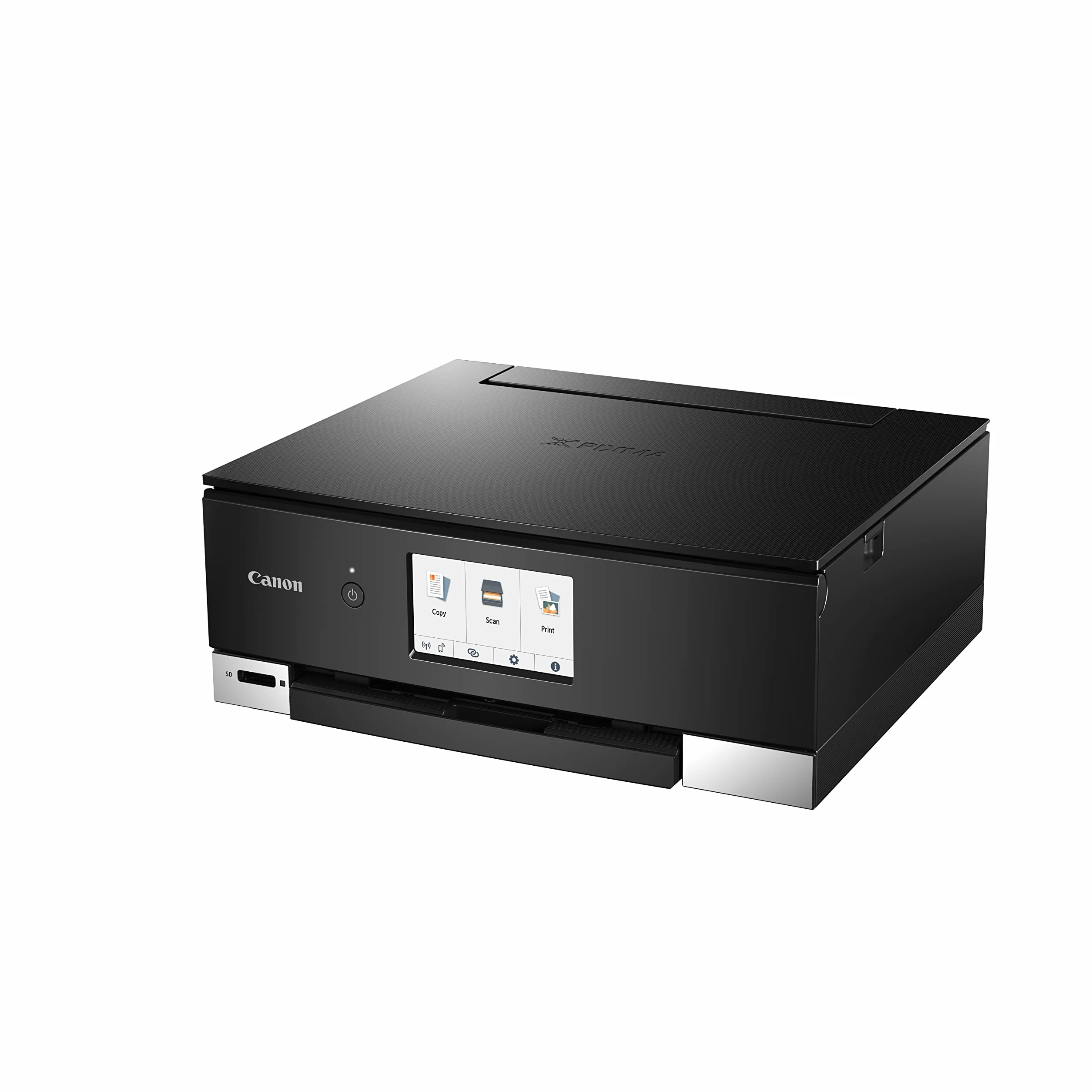 Canon Pixma Ts8350A Stampante Fotografica Inkjet Multifunzione 3-1 Wireless Con 6 Cartucce, Nera