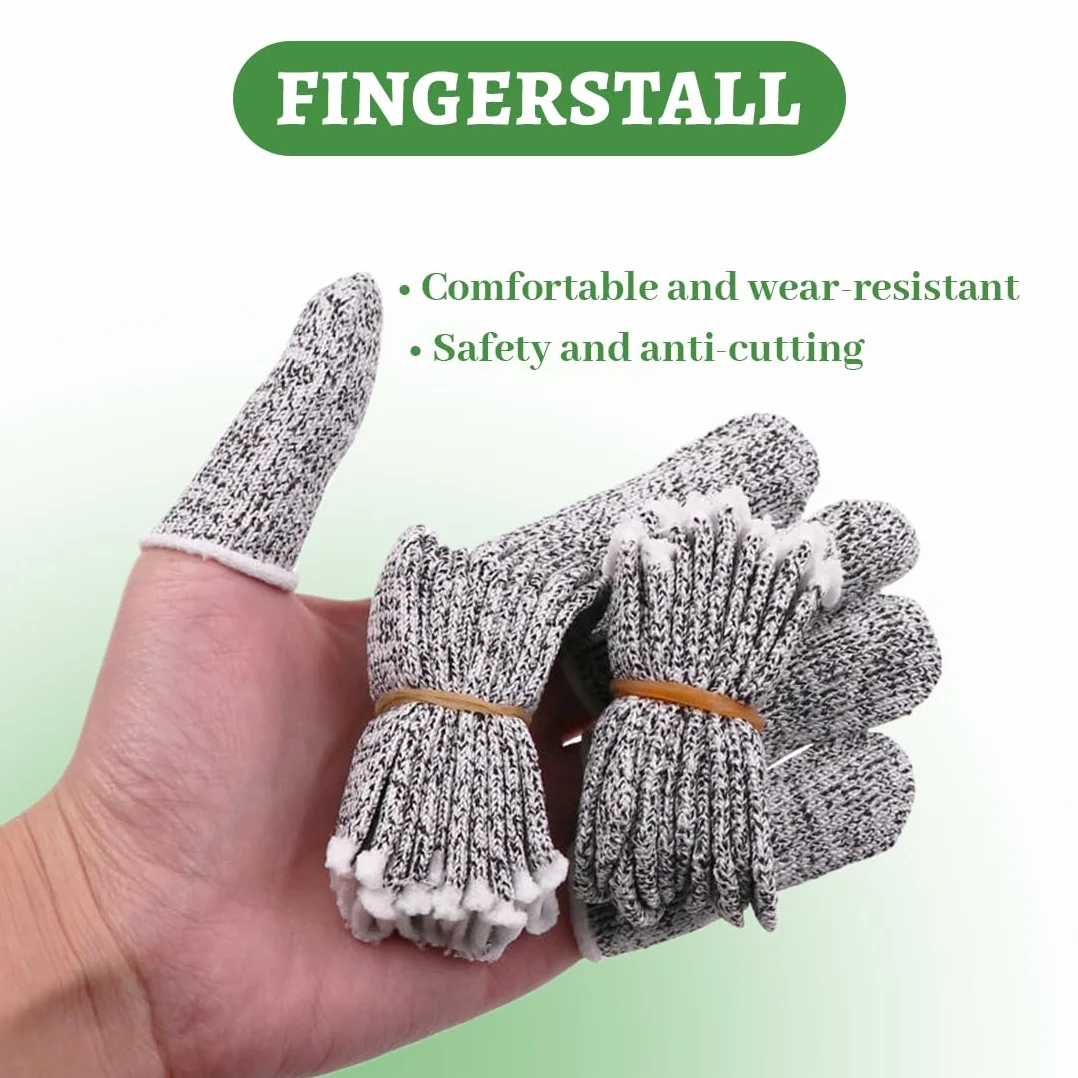 Cullini resistenti al taglio, proteggi dita riutilizzabili per lavoro, cucina, giardino