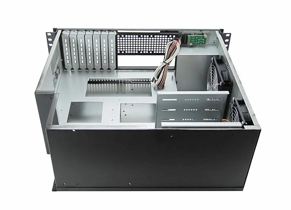 Server Case Industriale da Rack 19 Pollici 4U IPC-E420 Accesso Frontale 35,5 cm
