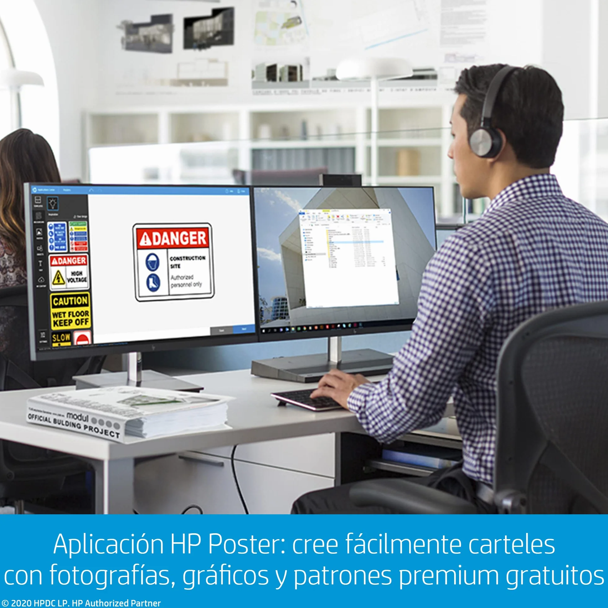 HP Designjet T250 stampante grandi formati Wi-Fi Getto termico d'inchiostro Colore 2400 x 120