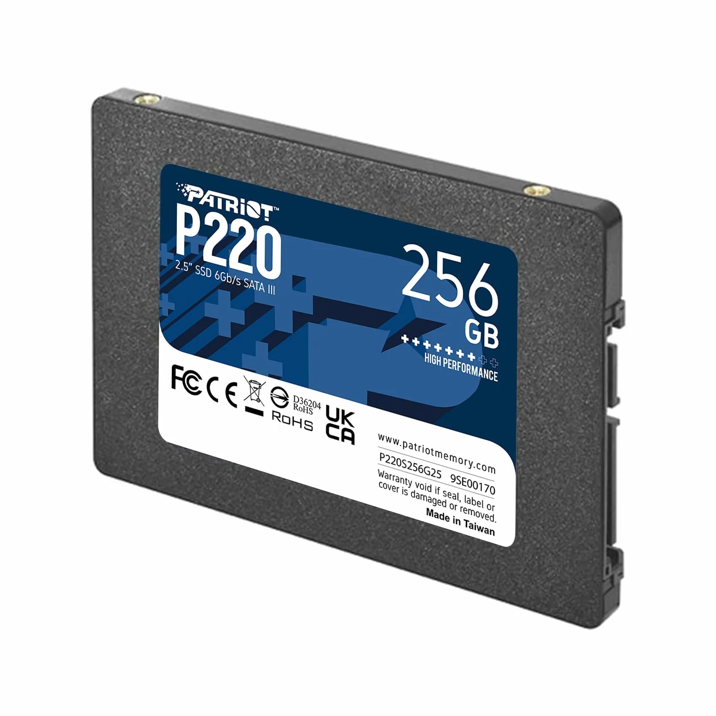 SSD Unità a Stato Solido SATA 3 2.5" Interno Patriot P220 256GB