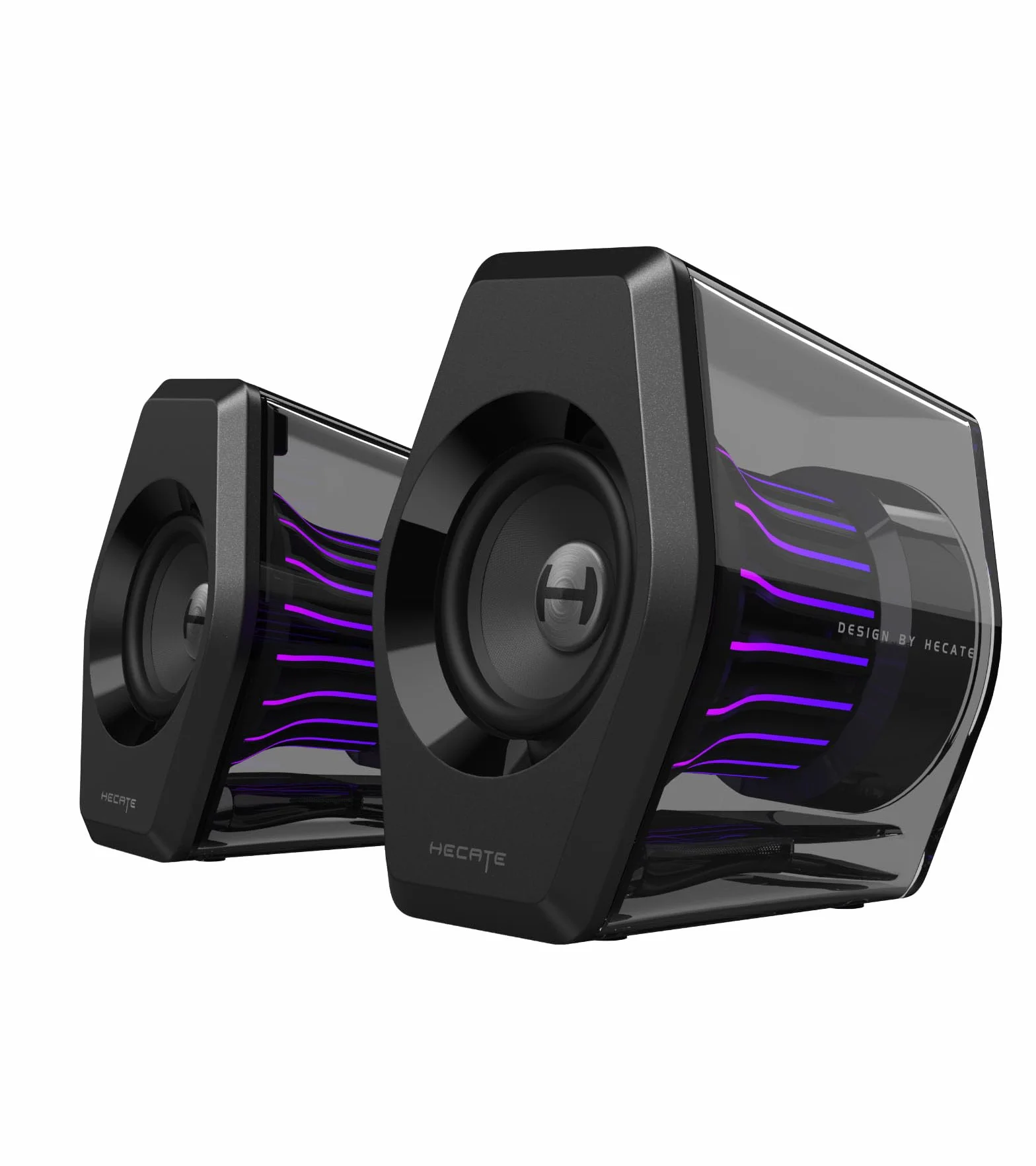 Edifier G2000 Pro Casse Gaming 2.0 RGB 32W RMS 64W Picco TempoFlow™ 270° Surround Virtuale 7.1 Bluetooth 5.4 USB-C AUX PC PS5 Nero