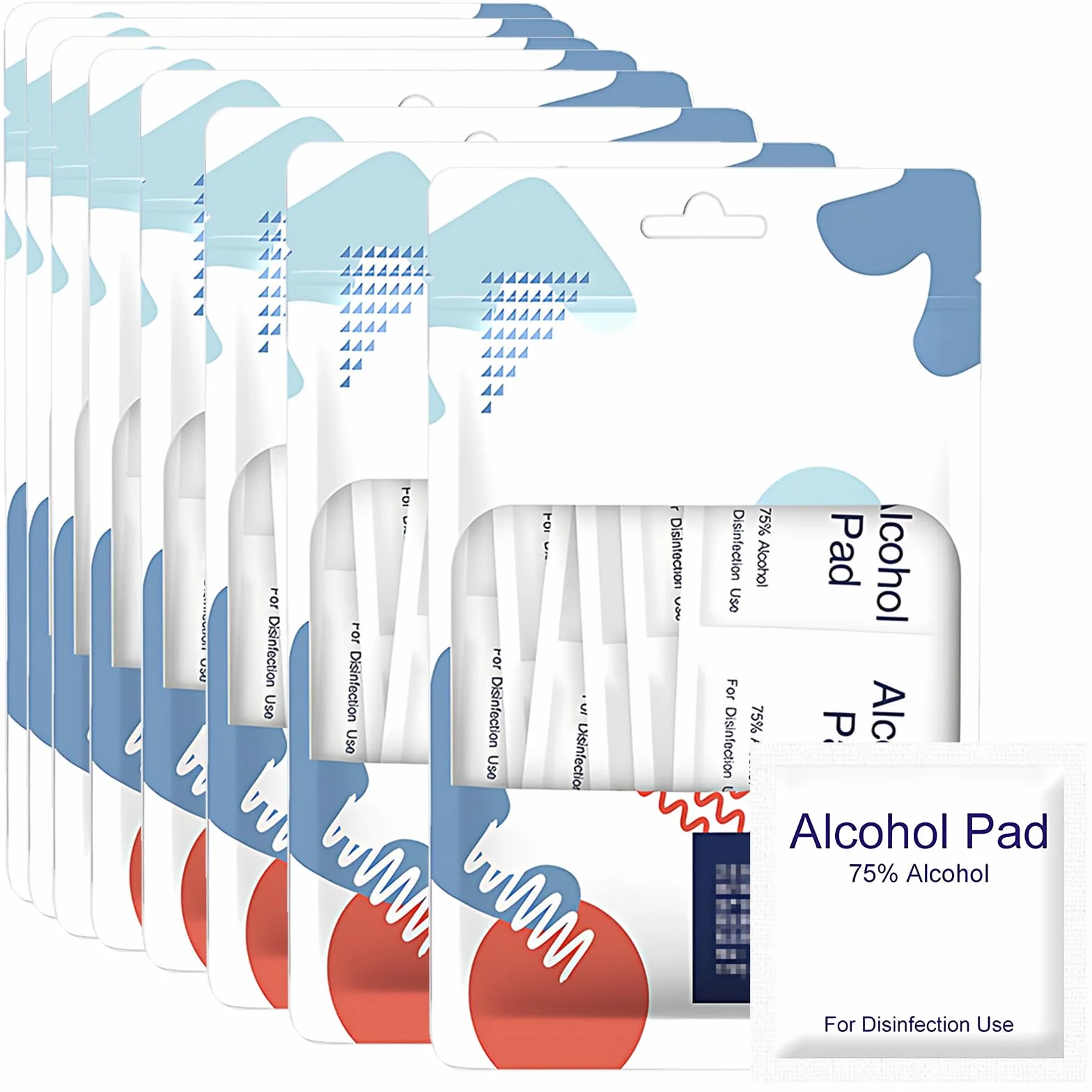 Alcohol Wipes 400 Pezzo 5×5CM Confezionati Singolarmente per Igiene Pulizia Telefoni Cellulari Occhiali Tastiere