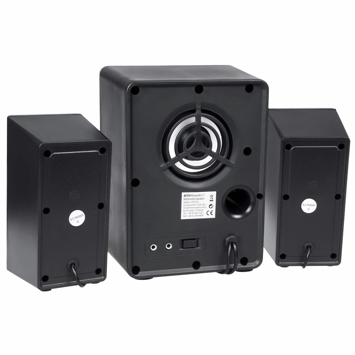 Audiocore AC910 2.1 Altoparlante multimediale Bluetooth subwoofer 280 W P.M.P.O.