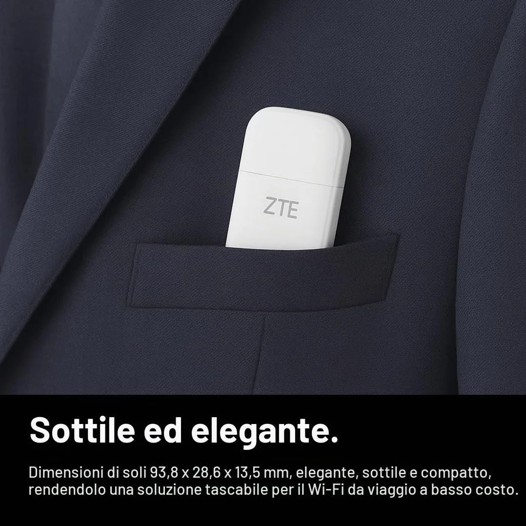 ZTE MF833 CAT4 4G USB Dongle sbloccato multi banda