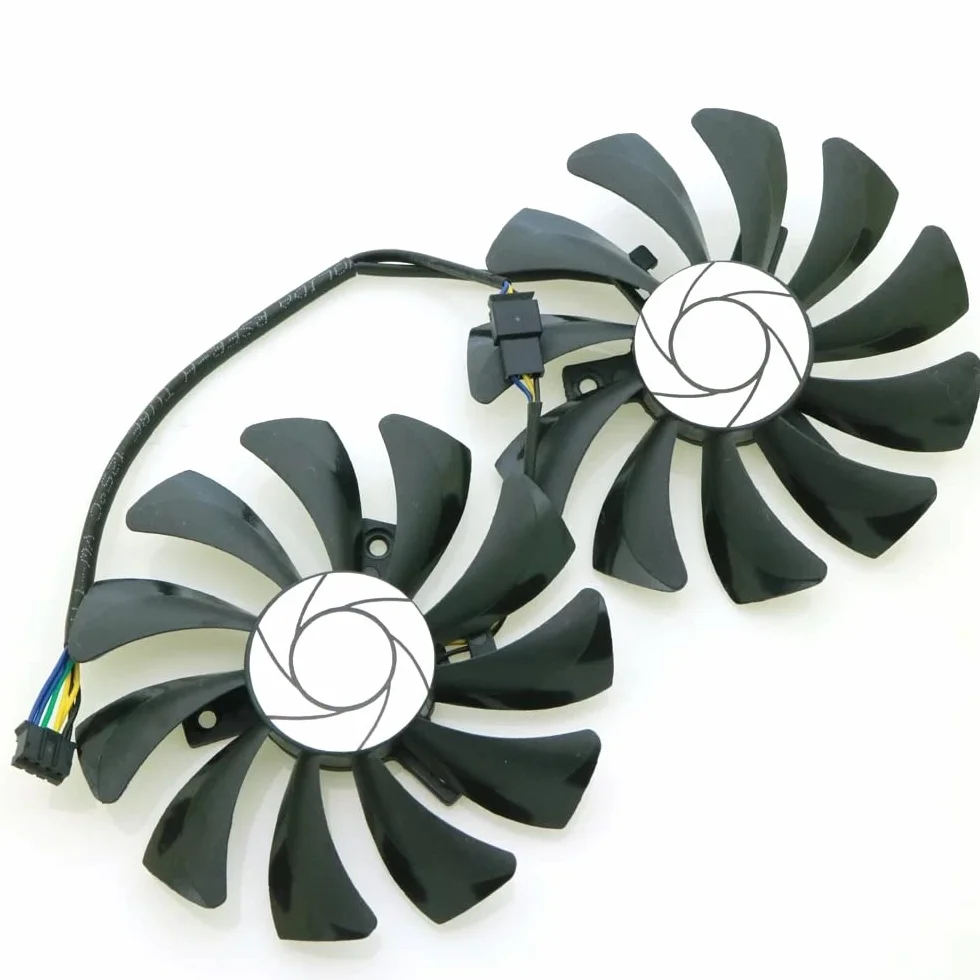 2 PCS/LOT HA9010H12SF-Z Scheda Grafica Ventola di Raffreddamento per 12V 0.57A 85mm 40 * 40 * 40 mm 4 Wire 4pin For MSI GeForce gtx1 050ti GTX 1060 gtx1060 6 GT OCV1 Armor