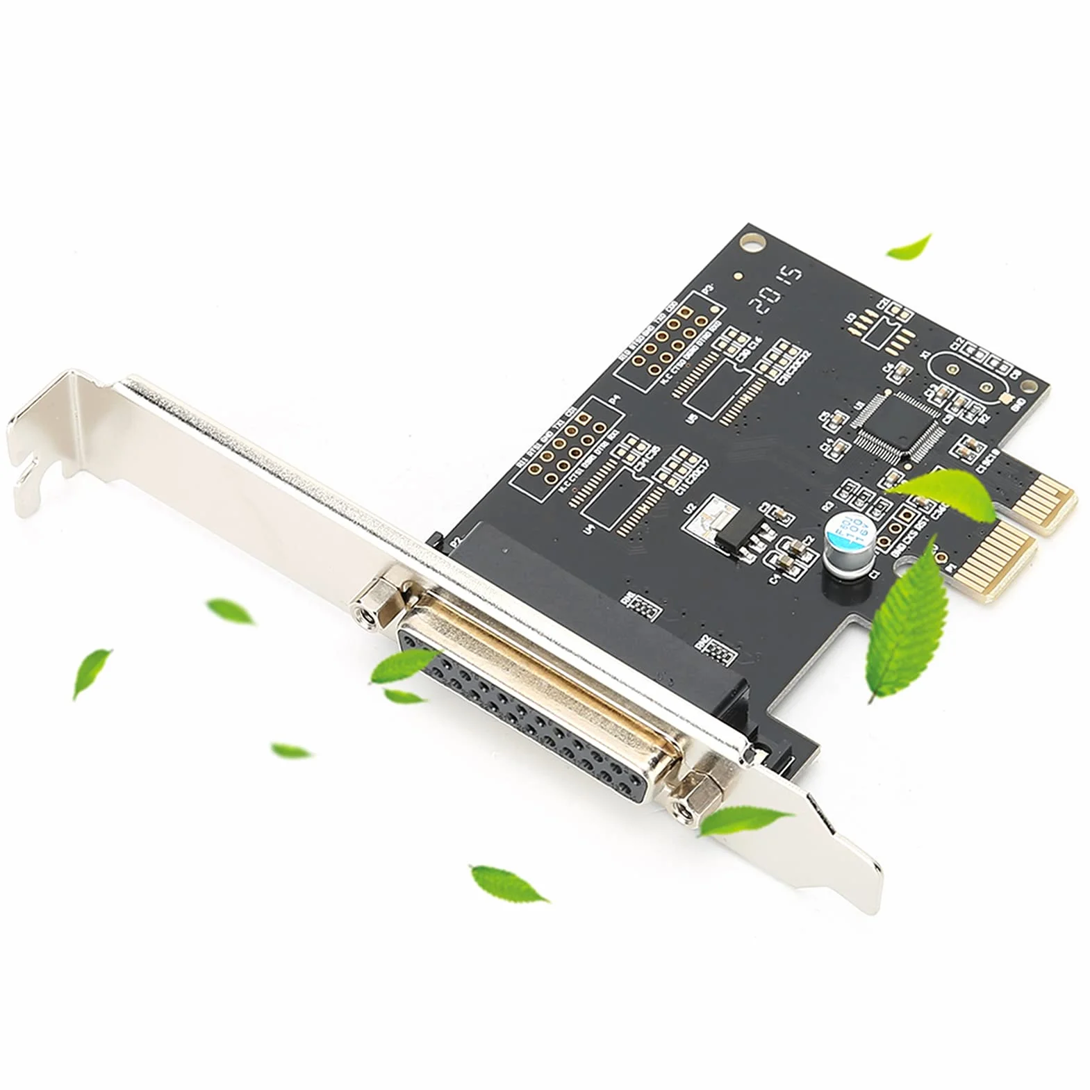 Akozon da PCIE a Parallela, Porta LPT PCI E Scheda Parallela Periferiche di Stampa Adattatore per Stampante DB25