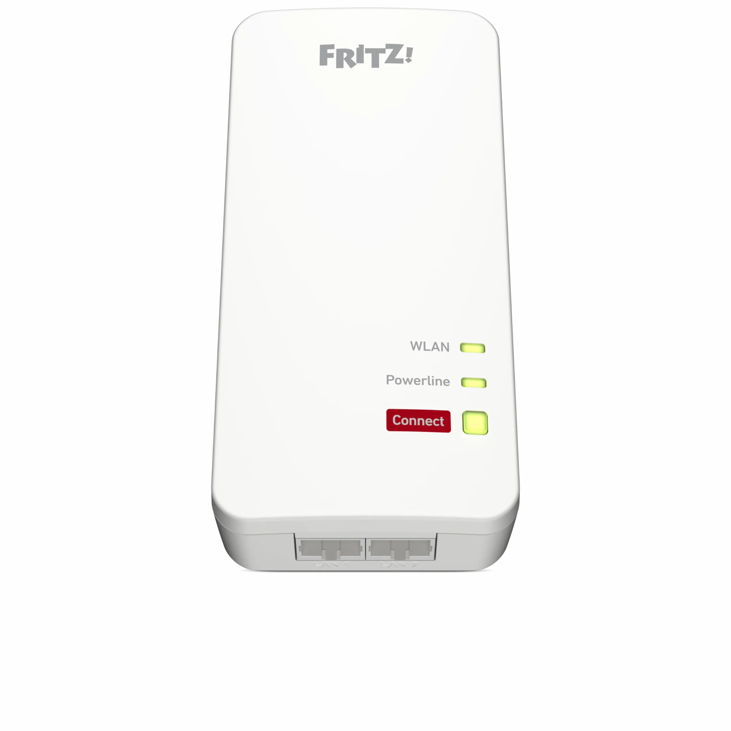 FRITZ!Powerline 1240 AX WLAN Set Edition International, Kit extender per rete elettrica fino a 1.200 Mbit/s, Wi-Fi integrato fino a 600 Mbit/s, Mesh, Access Point, Interfaccia in italiano