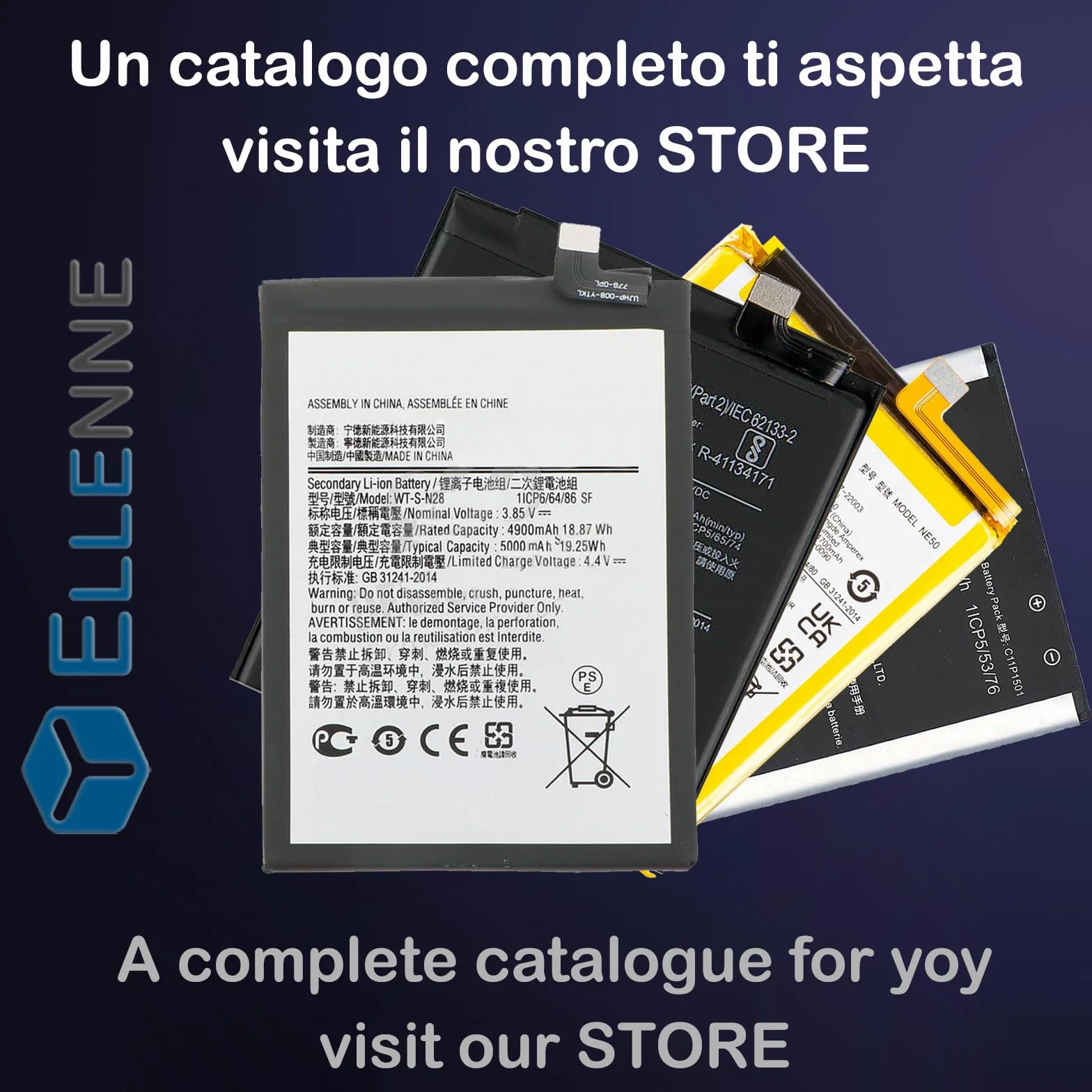 BATTERIA COMPATIBILE CON SAMSUNG GALAXY TAB S2 8.0 T710 EB-BT710ABE ALTA CAPACITÀ 4000MAH CON KIT SMONTAGGIO INCLUSO
