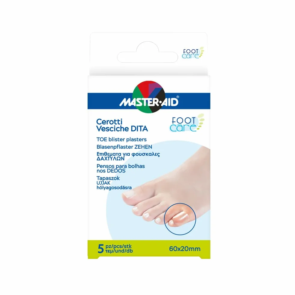 Protezione Vesciche Cerotti Piedi Dita 5 Pezzi 60x20mm
