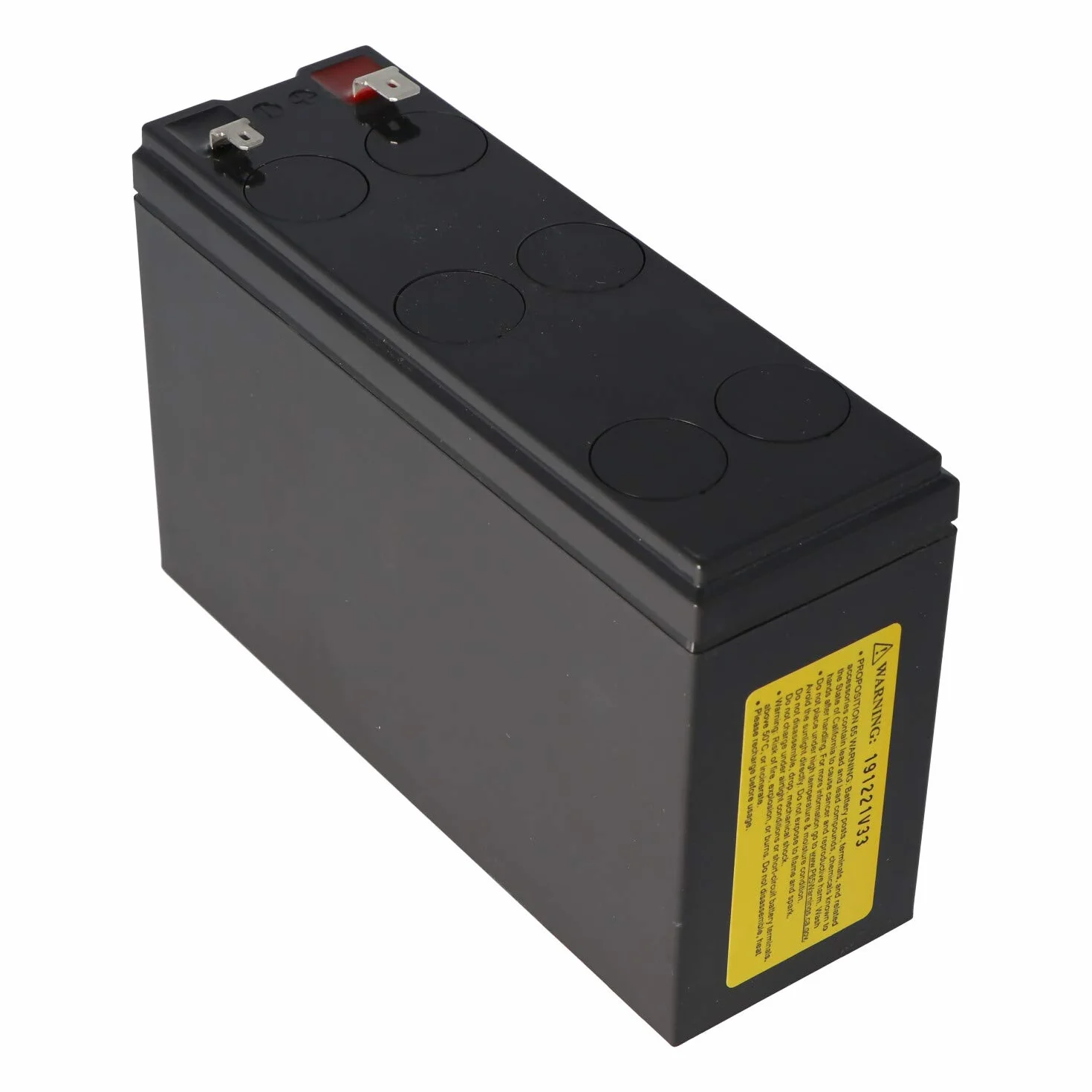CSB-UPS123606 12 Volt 7 Ah Batteria al piombo AGM 360Wh, 151x51x98,3mm Faston 4,8 e 6,3mm ad alta resistenza alla corrente