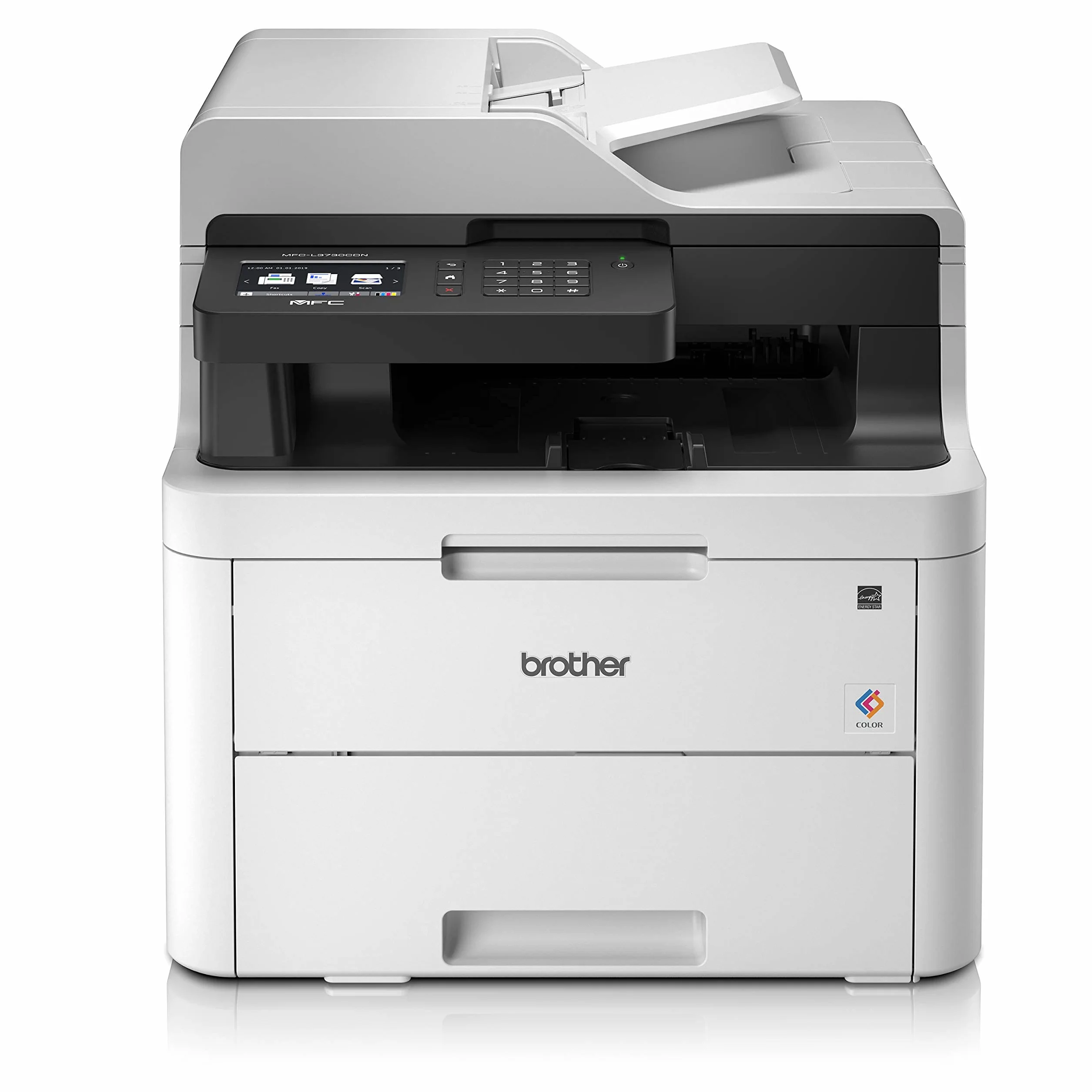 Brother MFCL3730CDN Stampante Multifunzione a Colori LED FAX Stampa Fronte/Retro Automatica Rete Cablata USB 2.0 ADF 50 Fogli Touchscreen