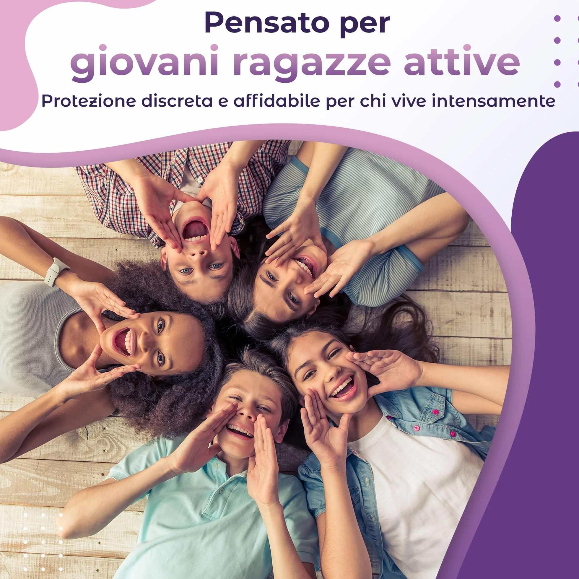 Mutande Mestruali in Fibra di Bambù per Ragazze | Assorbenti a Nido d'Ape, Traspiranti, Antibatteriche | Ecologiche e Riutilizzabili | Set da 3