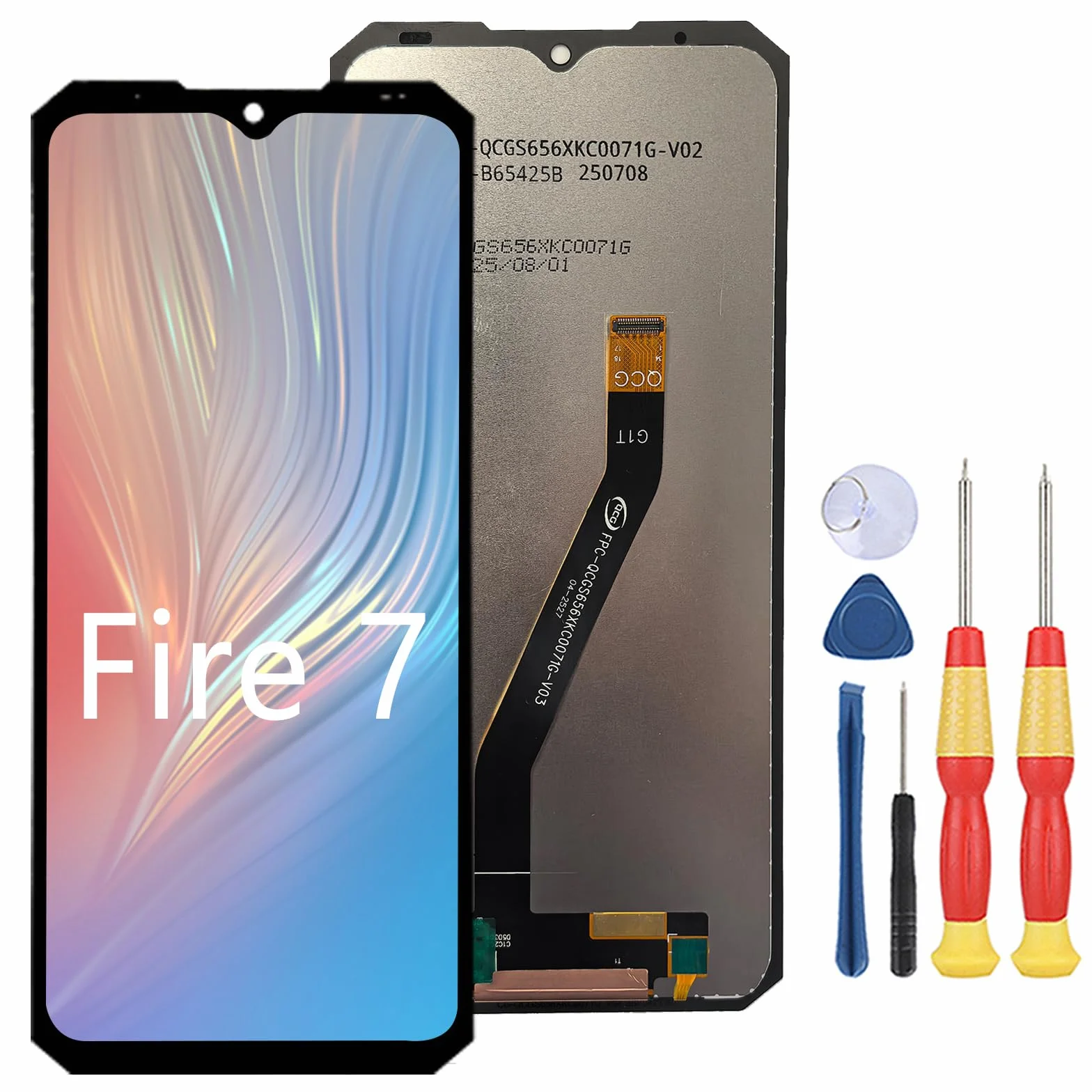 Display LCD compatibile con Doogee Fire 5 / Fire 5 Pro/Fire 5 Ultra/Fire 7 / Fire 7 Ultra/Fire 7 pro Display LCD Touch Screen Assembly parti di ricambio con strumenti.