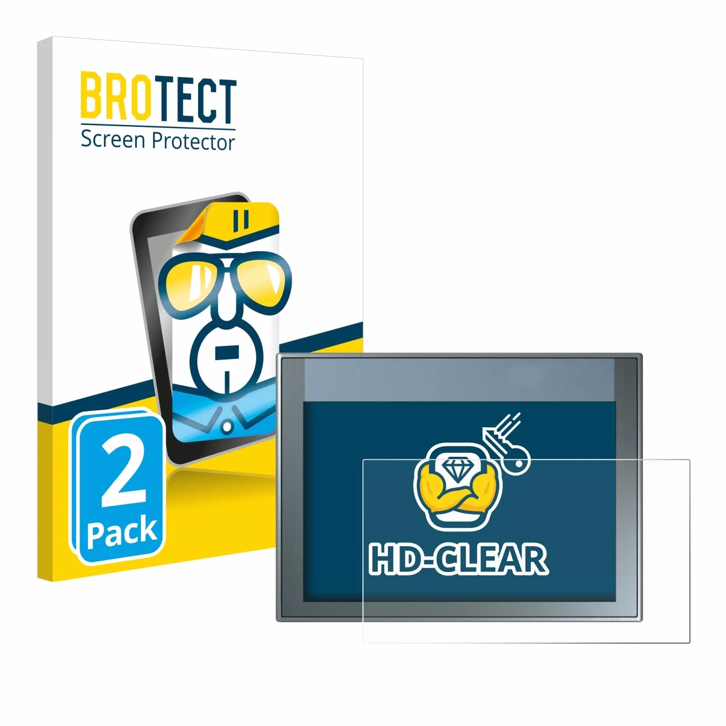 brotect Pellicola Protettiva per Siemens Simatic HMI KTP 700 Basic Protezione Schermo (2 Pezzi) [Trasparente, Anti-Impronte]