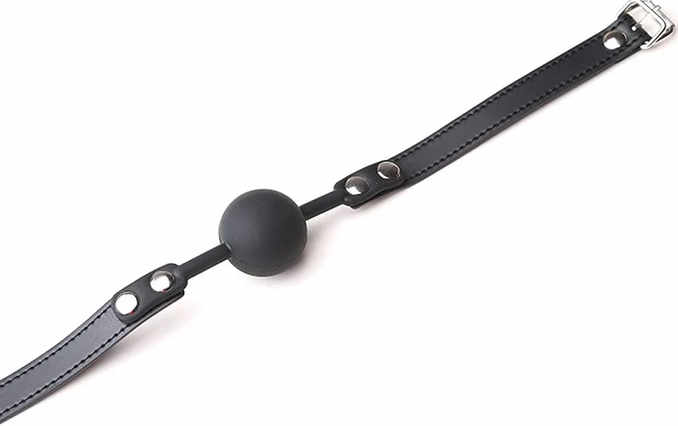 Ball gag bavaglio bocca silicone fetish sadomaso